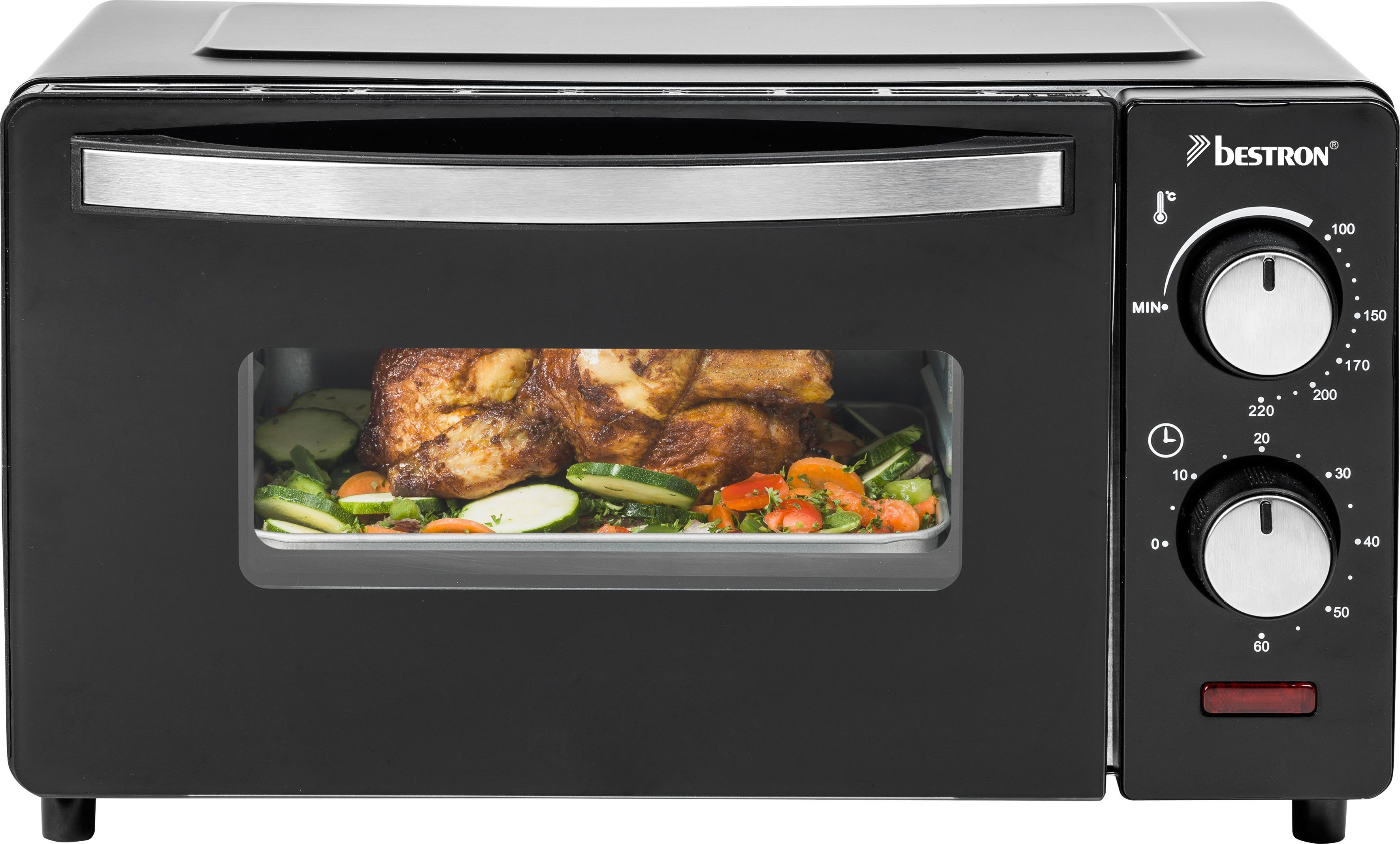 bestron Mini-oven AOV9 kompaktes Gerät