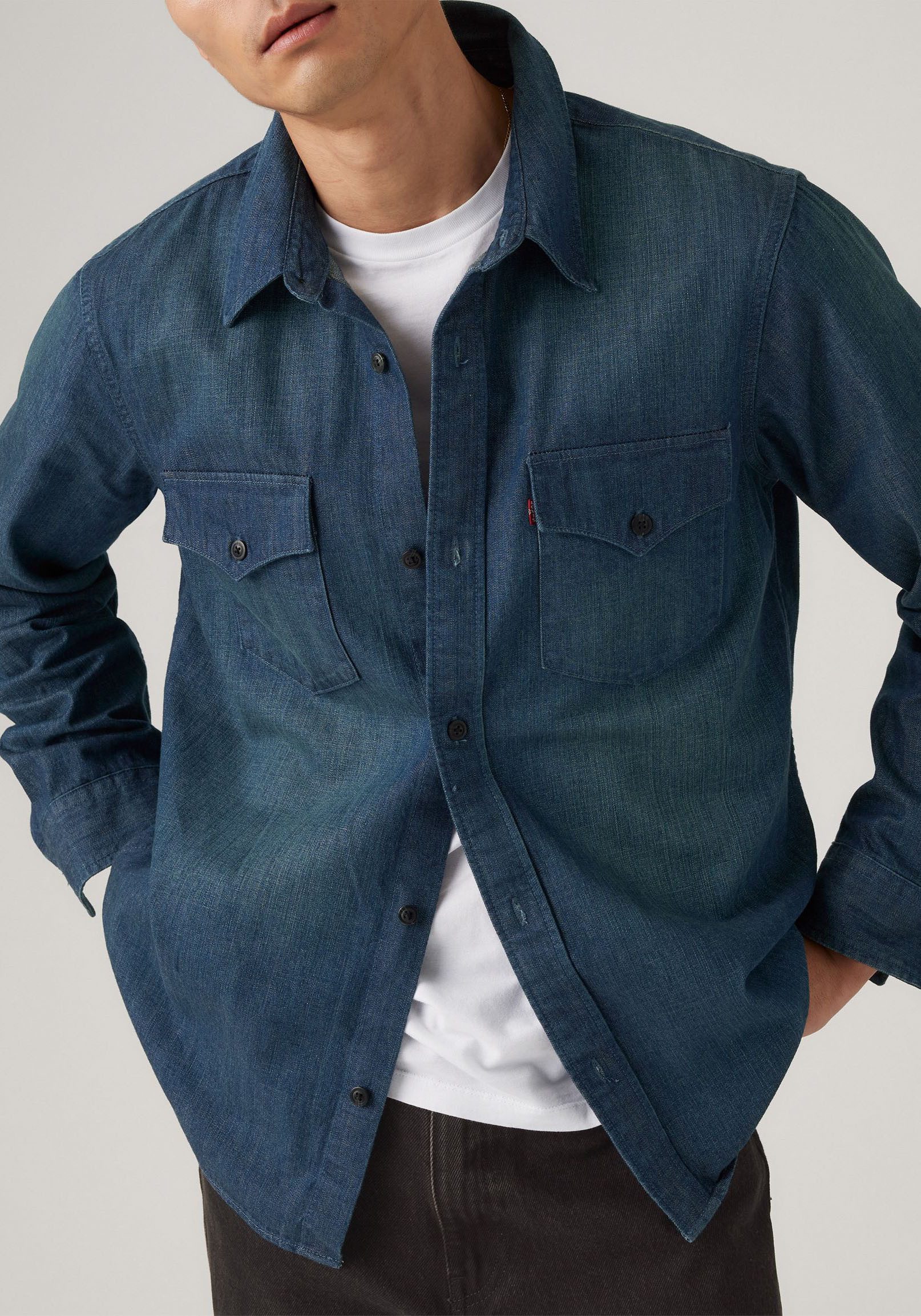 Levi's® Jeans overhemd RELAXED FIT WESTERN