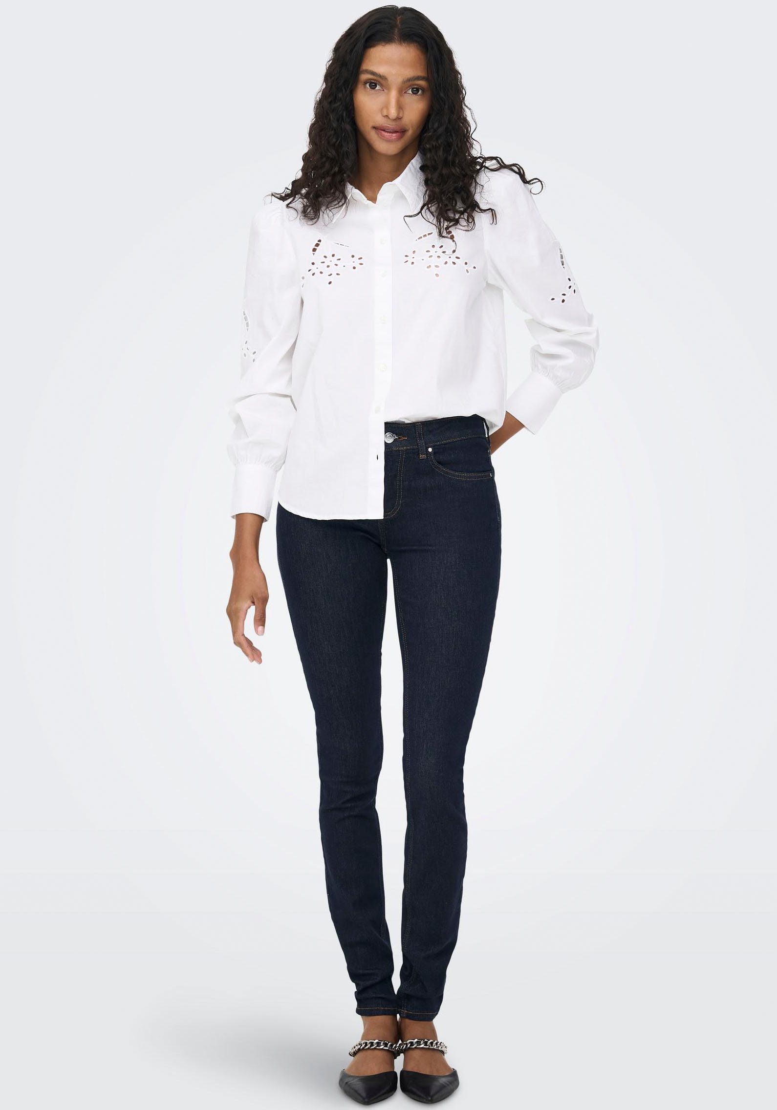 Only Skinny fit jeans ONLBLUSH MID SK STAYBLUE DNM REA023
