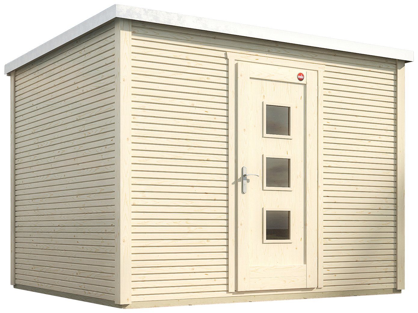 weka Tuinhuisje WekaLine 413 mt. 2 houten tuinhuisjes beige