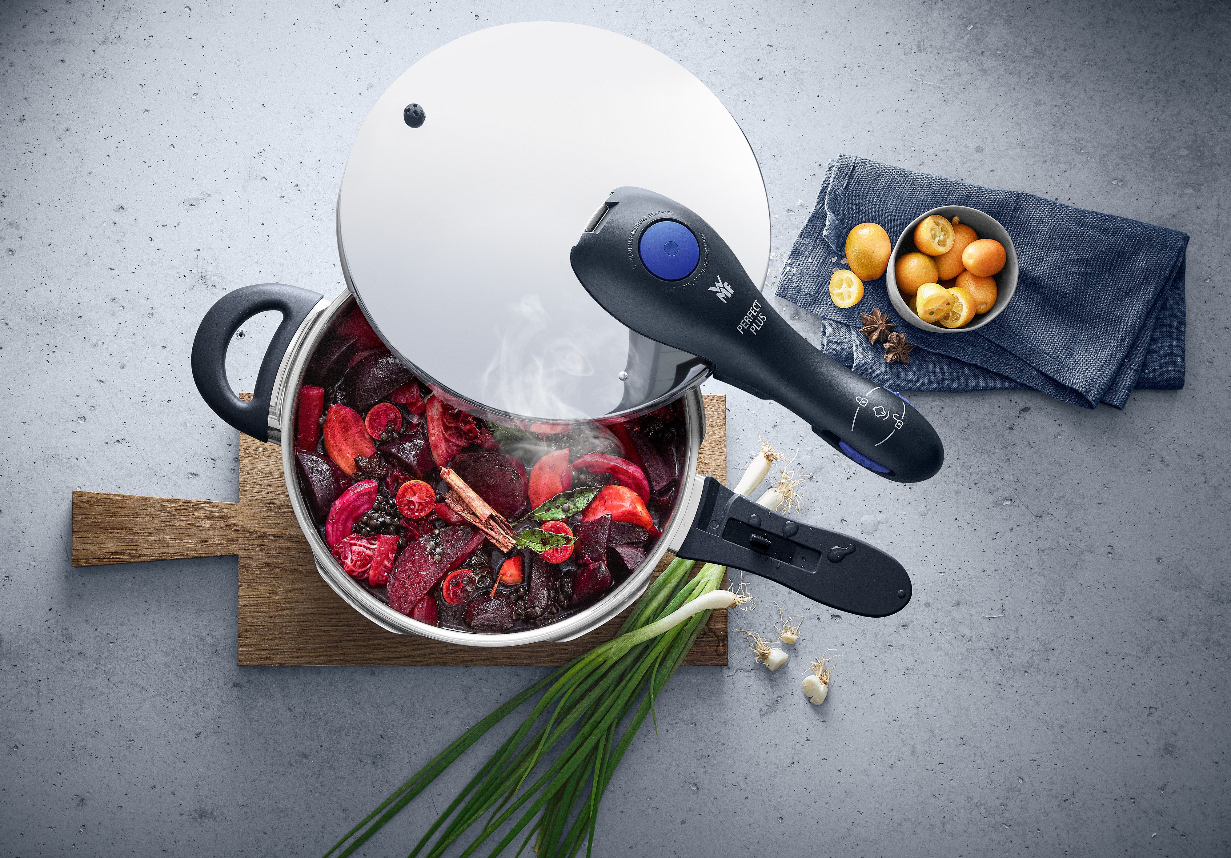 WMF Snelkookpan Perfect Plus, 2,5 liter snelkookpan Kookindicator, veiligheidssysteem, eenvoudige reiniging