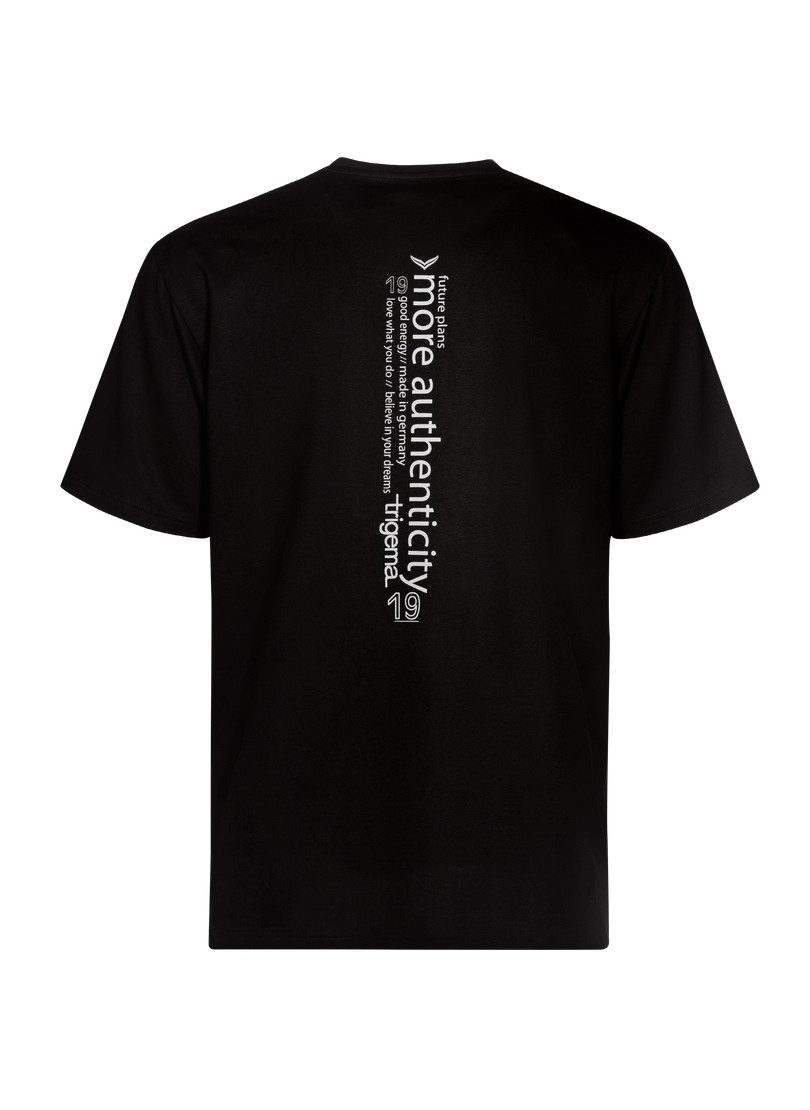 Trigema T-shirt TRIGEMA oversized T-shirt met rugprint (1-delig)
