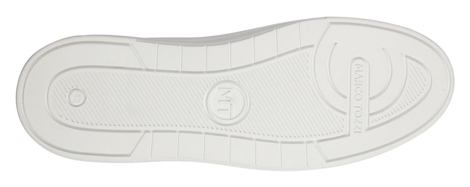 Marco Tozzi Plateausneakers , vrijetijdsschoen, lage schoen, veterschoen met perforatie