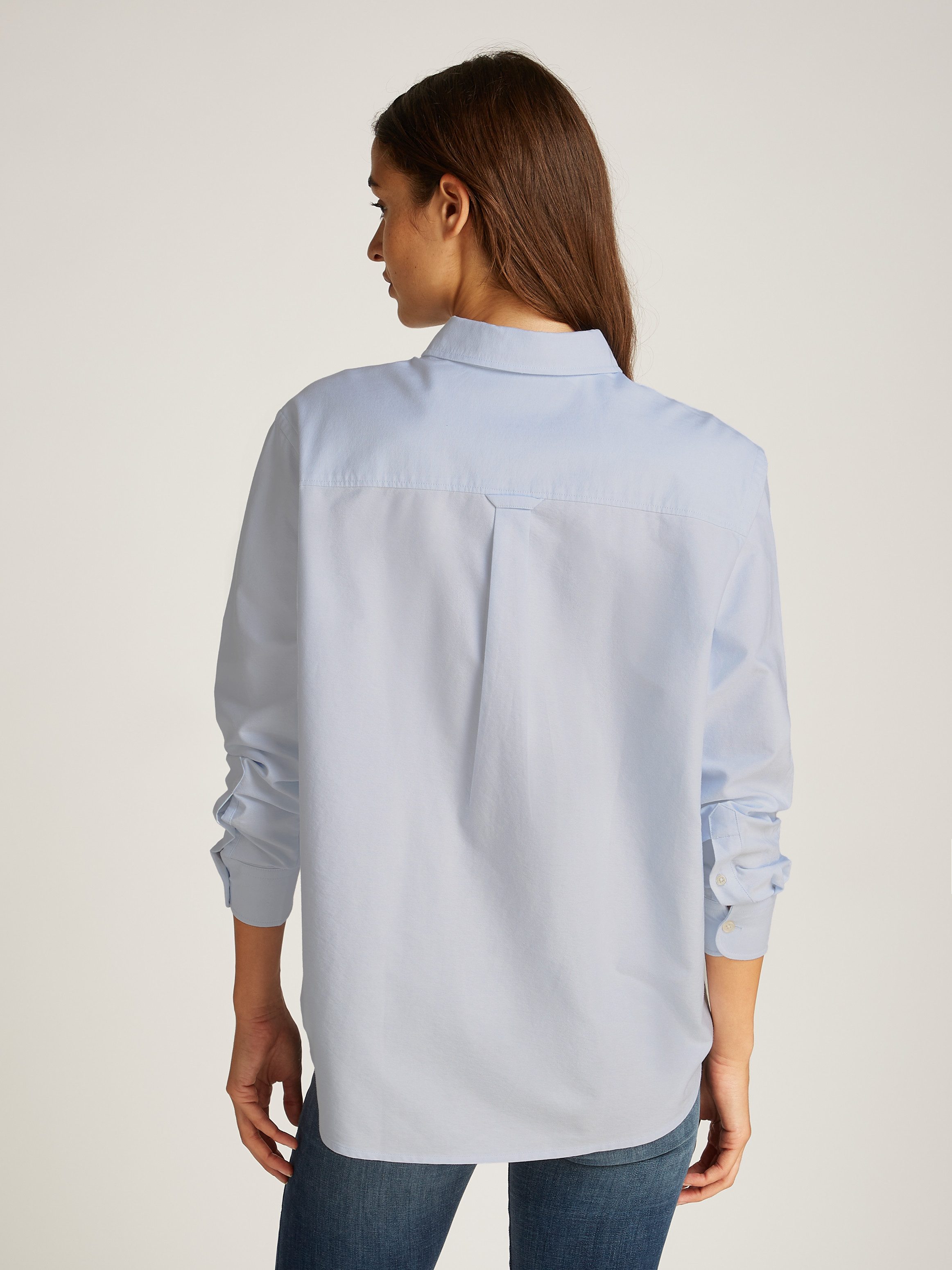 TOMMY JEANS Overhemdblouse TJW RLX SCRIPT OXFORD SHIRT