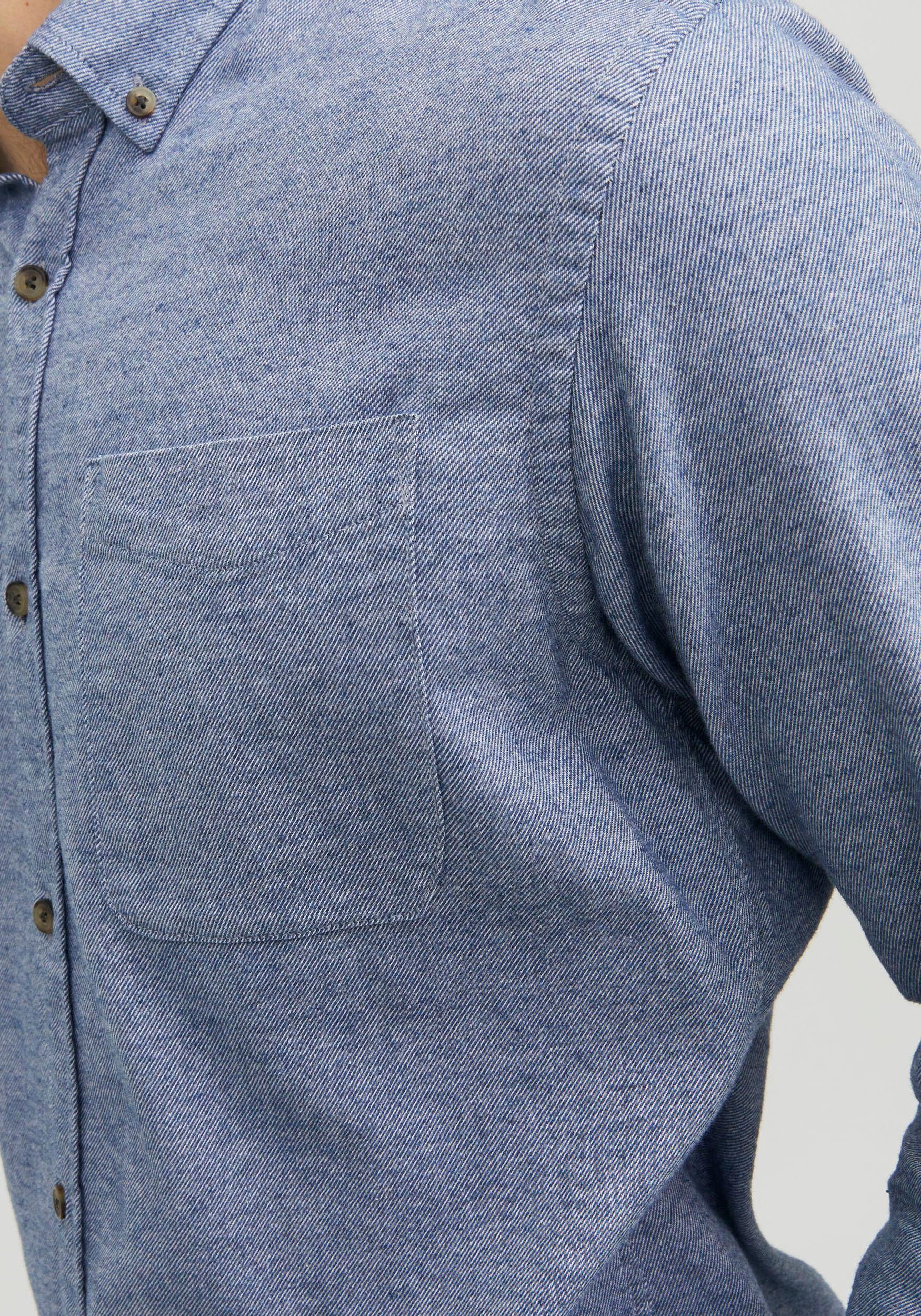 Jack & Jones Overhemd met lange mouwen JJECLASSIC MELANGE SHIRT LS SN