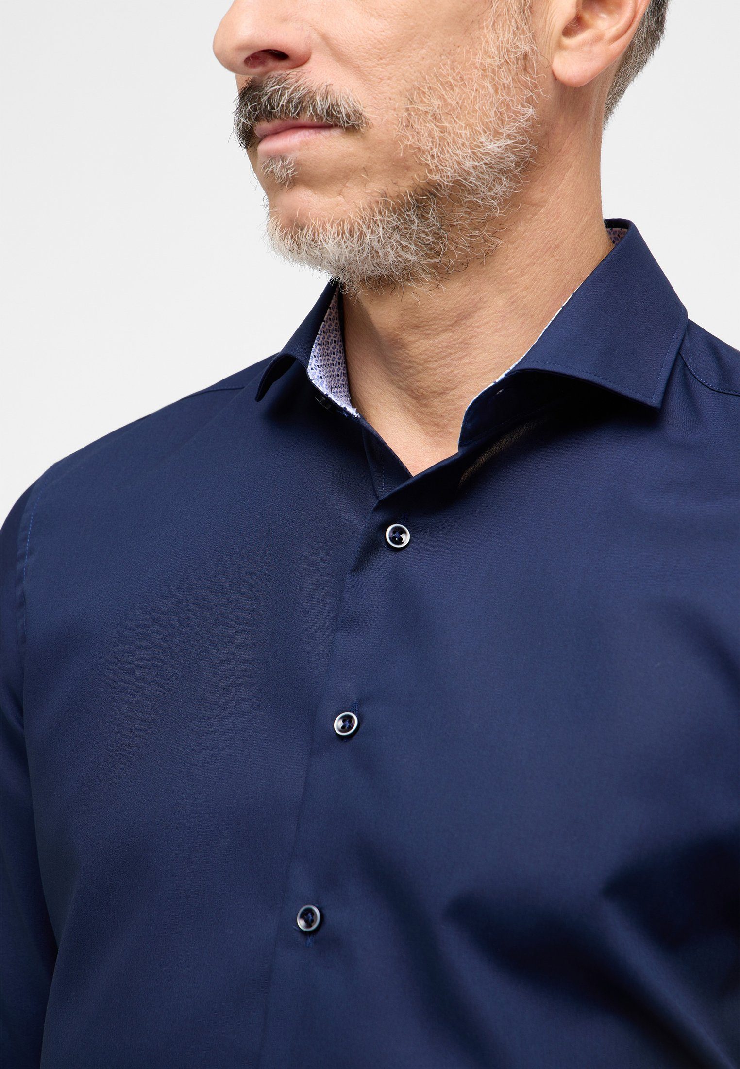 Eterna Overhemd met lange mouwen Slim fit