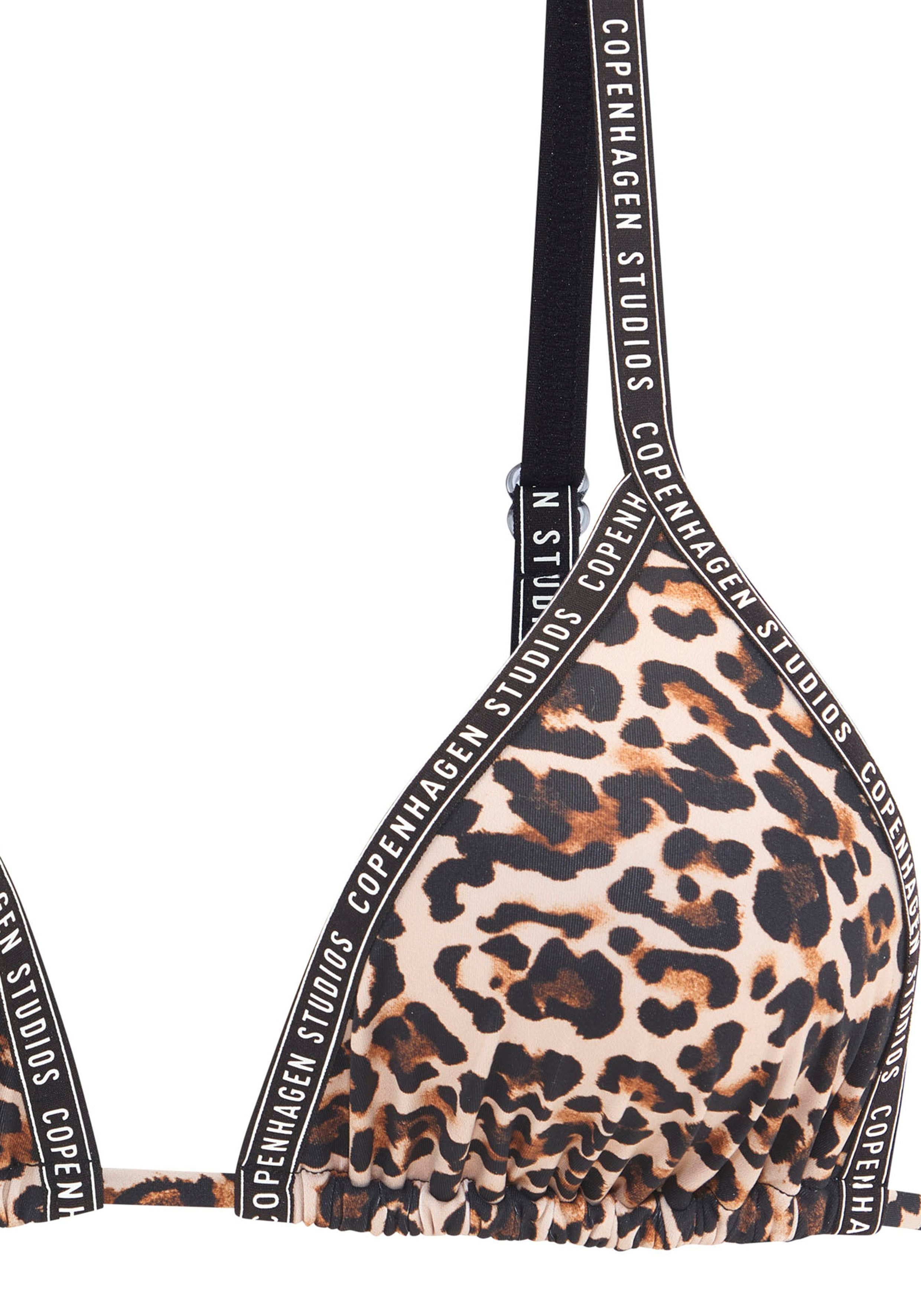 Copenhagen Studios Triangel-bikinitop Leody Met trendy animal-print
