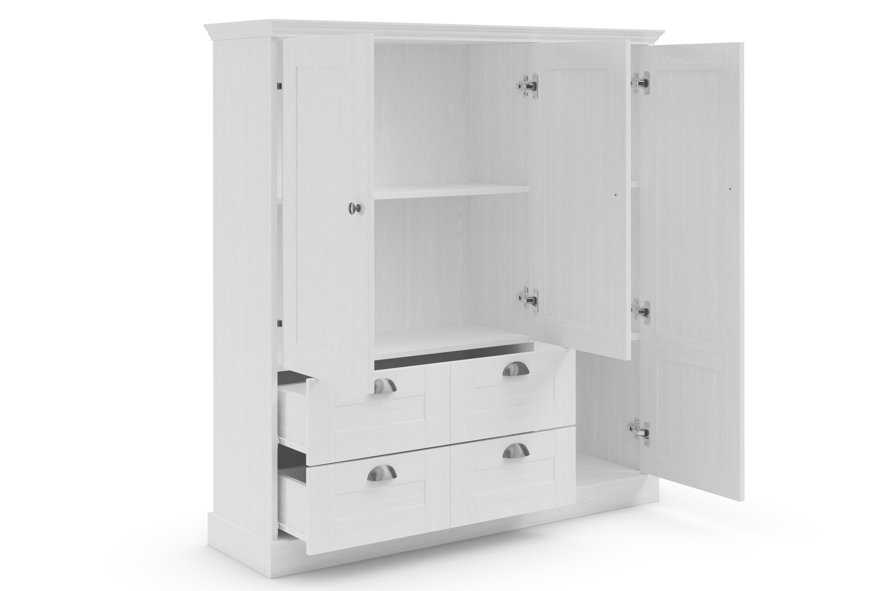 Home affaire Waskast Motala met 2 grote lades, breedte 122 cm, hoogte 130 cm