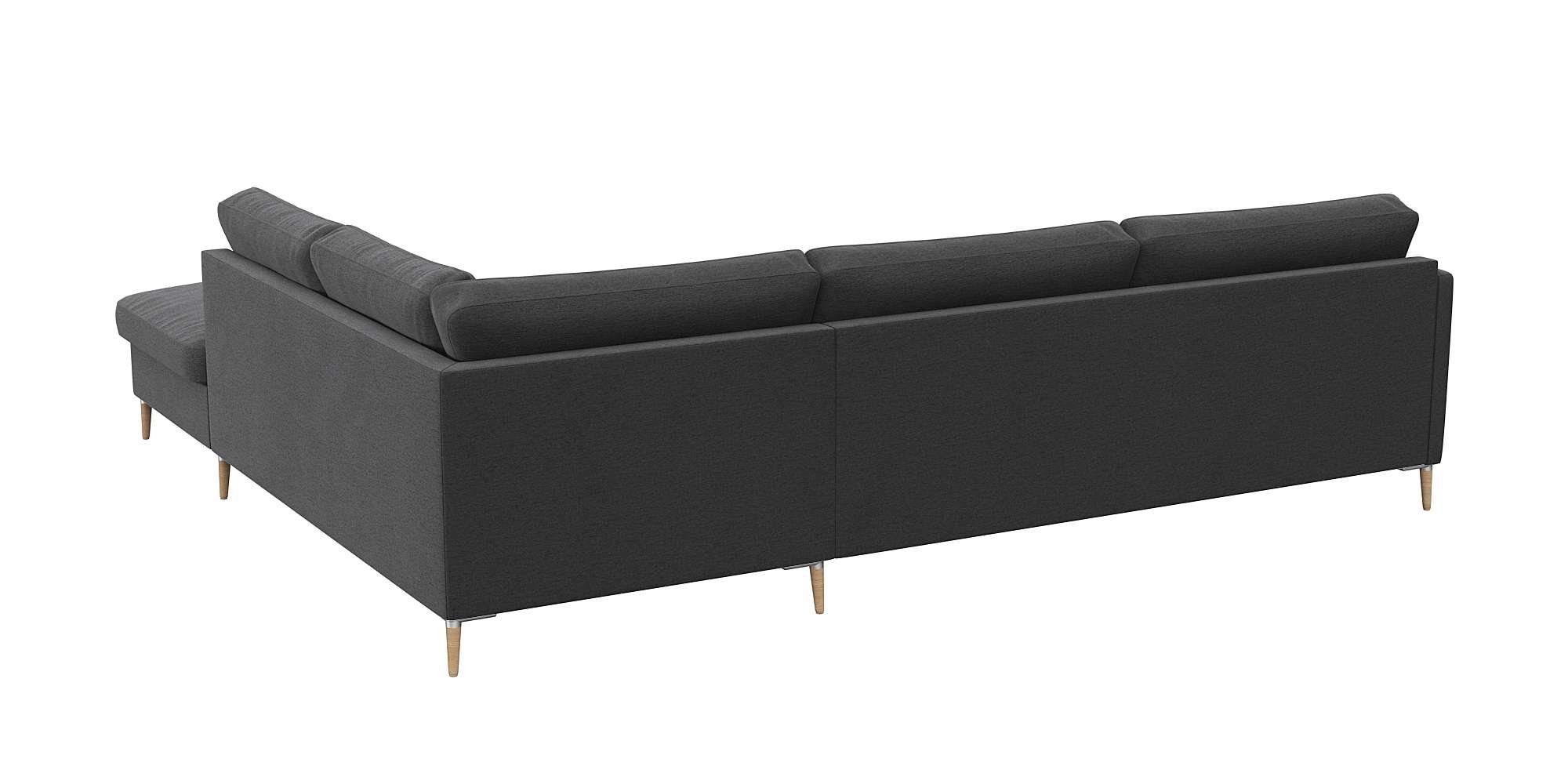 FLEXLUX Hoekbank Fiore, super zitcomfort door koudschuim in de zitting, L-vorm