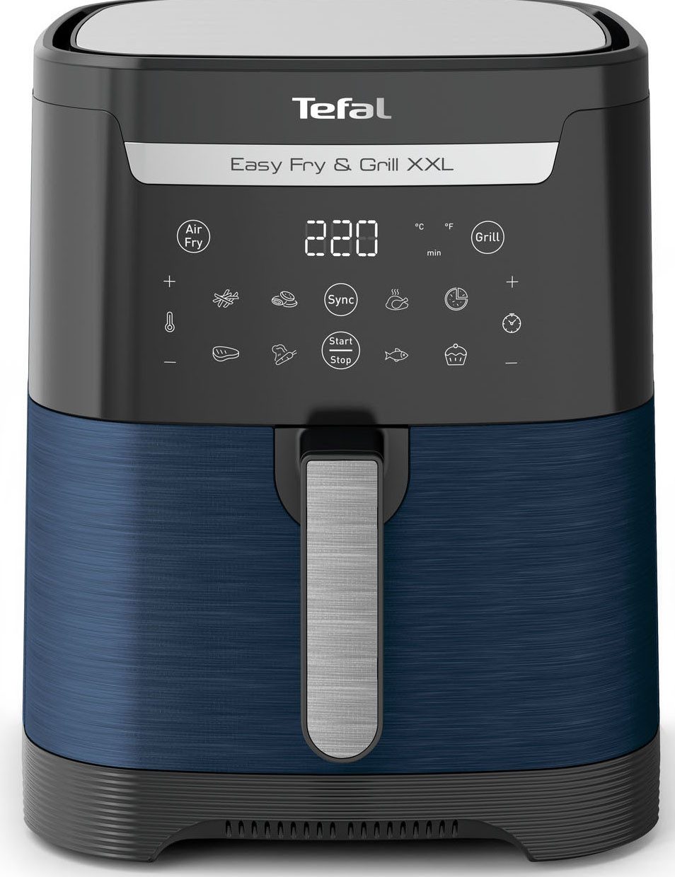 Tefal Airfryer EY8018 Easy Fry & grill XXL, 2-in-1 2 aparte zones, 6,5 l xxl-inhoud, ey8018