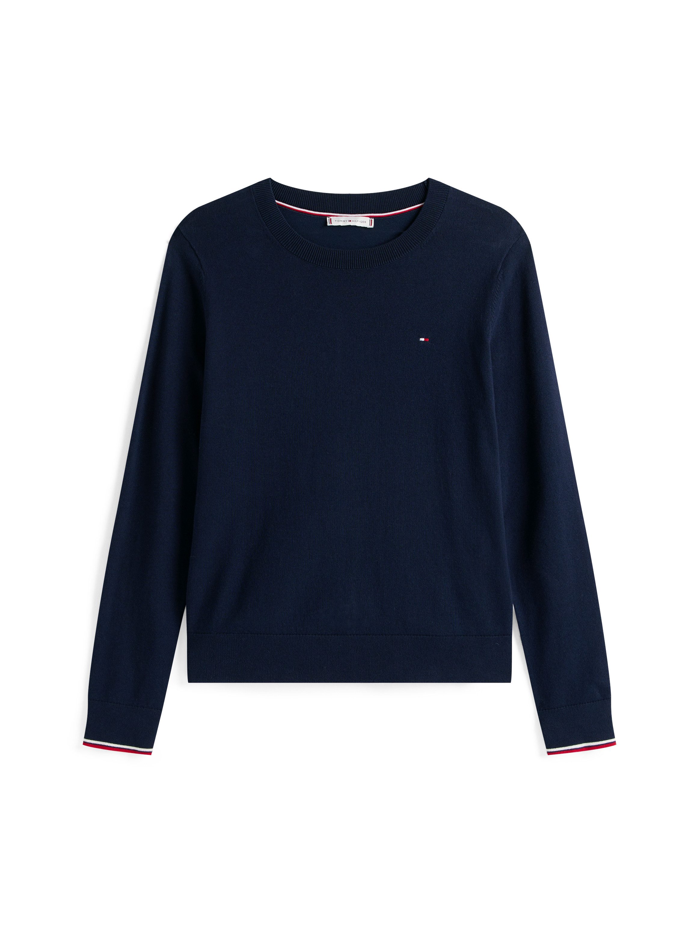 Tommy Hilfiger Trui met ronde hals CO JERSEY STITCH LS C-NK SWT