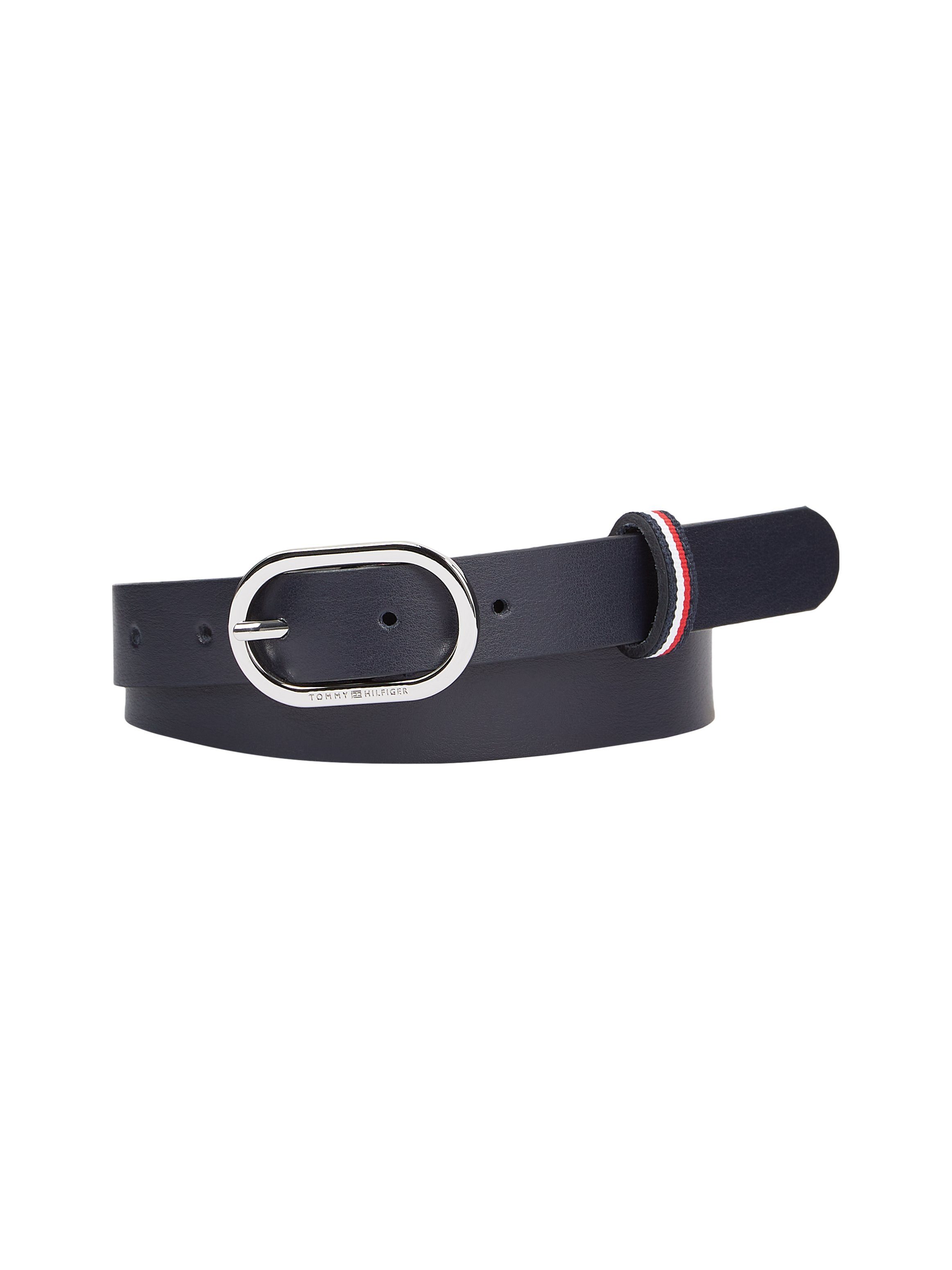 Tommy Hilfiger Leren riem met labeldetail