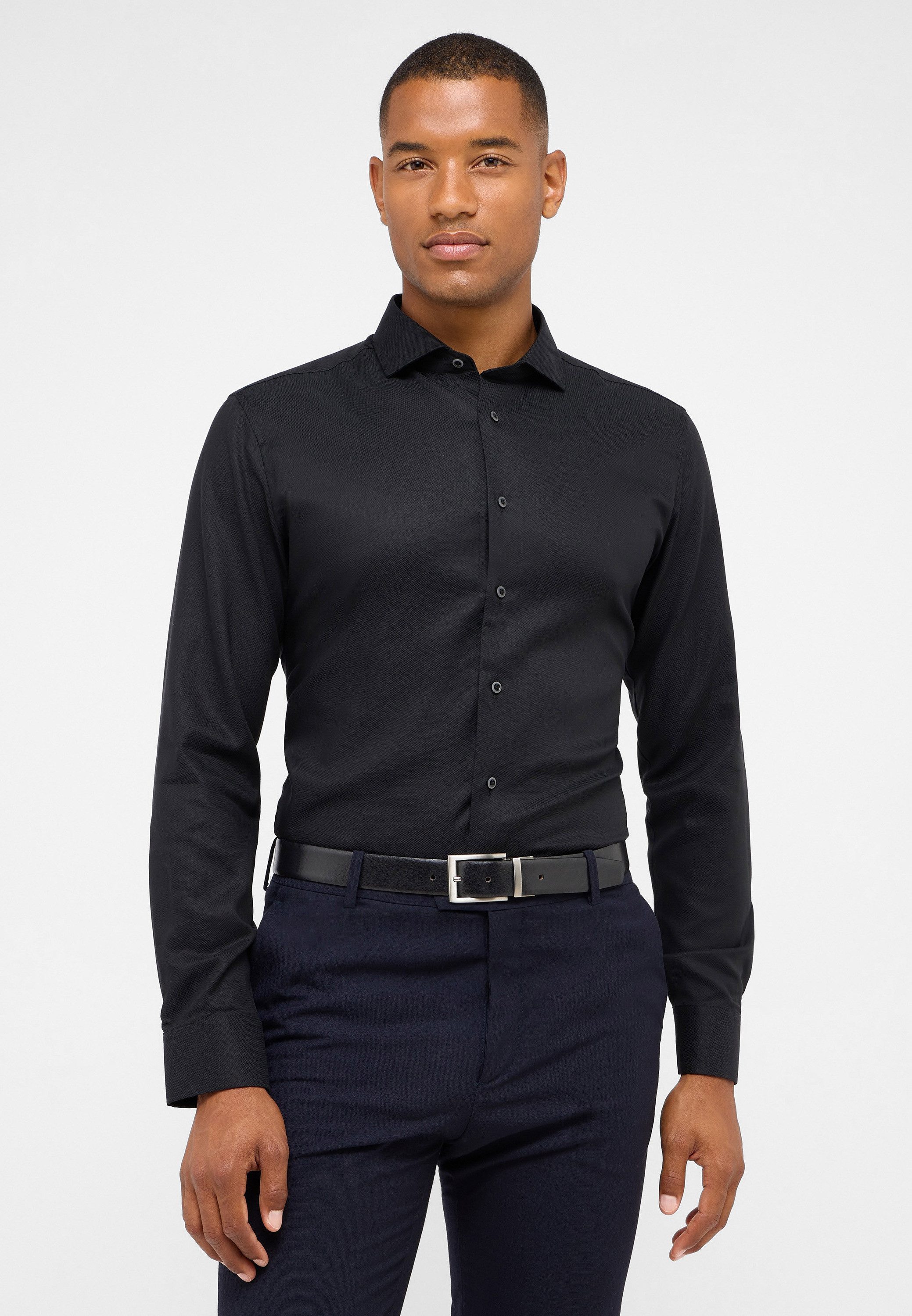 Eterna Overhemd met lange mouwen Slim fit