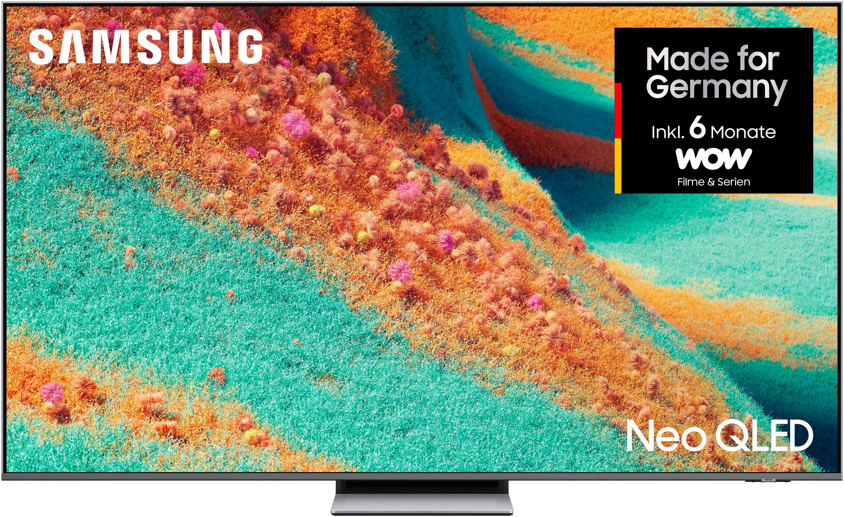 Samsung QLED-TV GQ65QN85FAU QLED Mini LED-televisie, NQ HDR+, 4K AI Upscaling, Dolby Atmos & AI Sound, Gaming tot 144Hz
