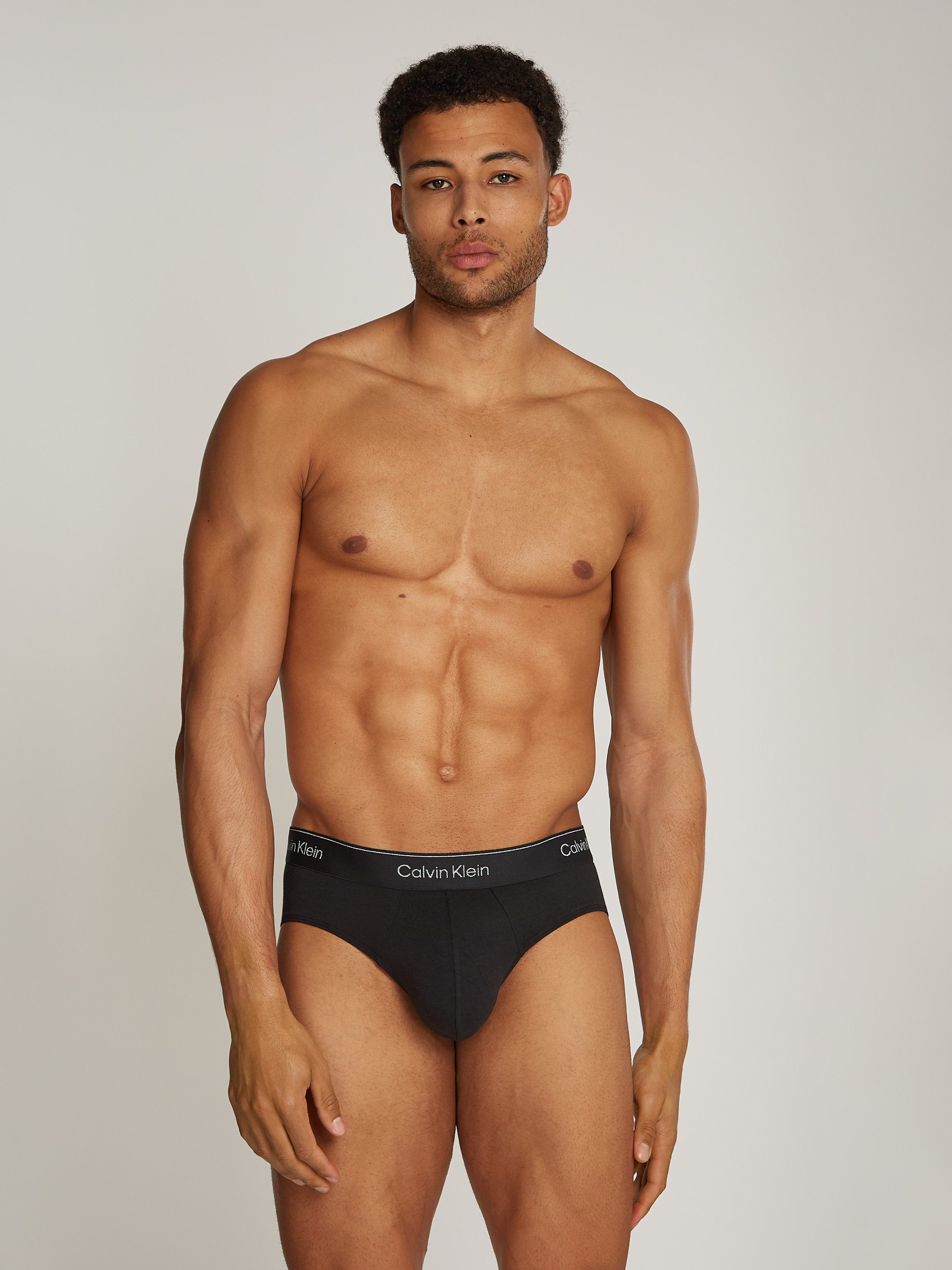 Calvin Klein Hipster HIP BRIEF 3PK met logo-elastische tailleband (3 stuks) (3 stuks)