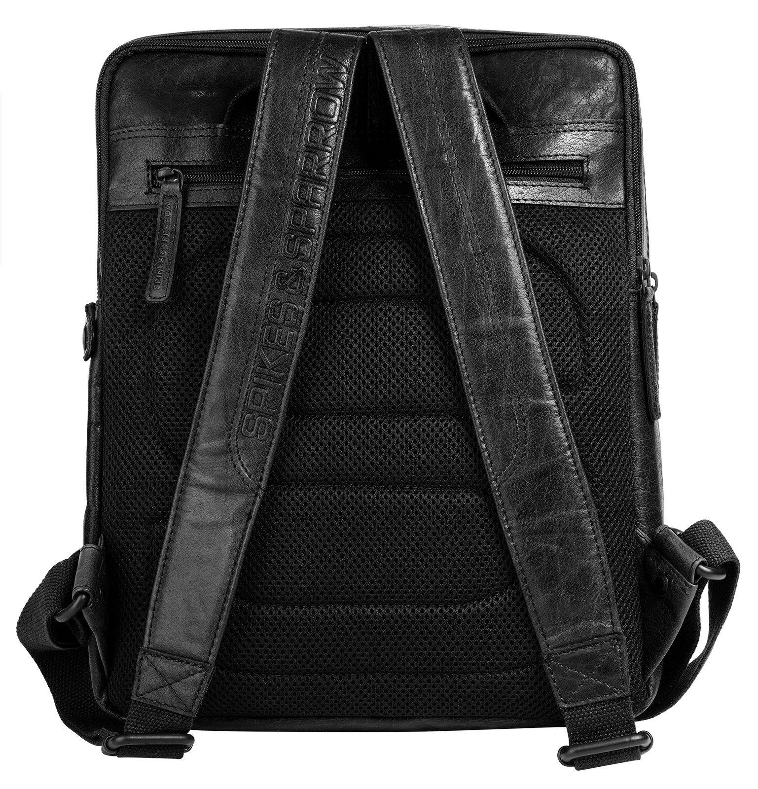 Spikes & Sparrow Laptoprugzak echt leder