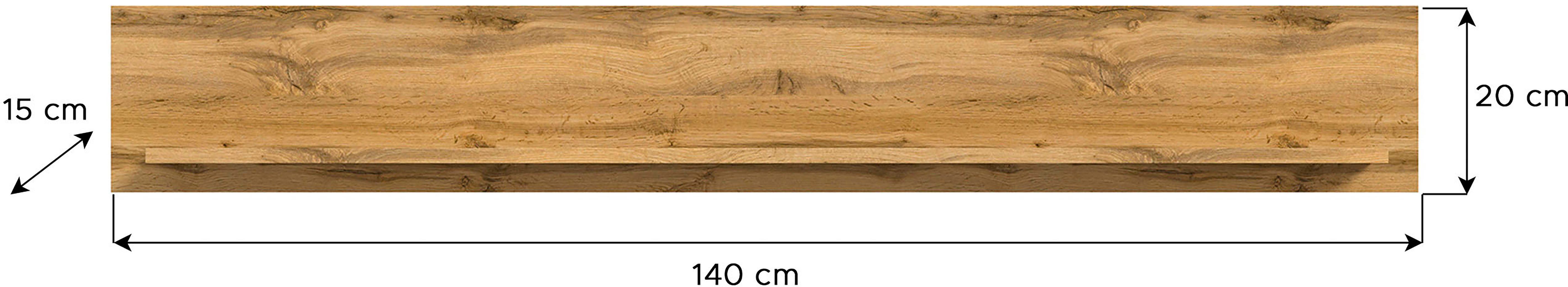 INOSIGN Wandrek Aosta, breedte 140 cm, in verschillende kleuruitvoeringen