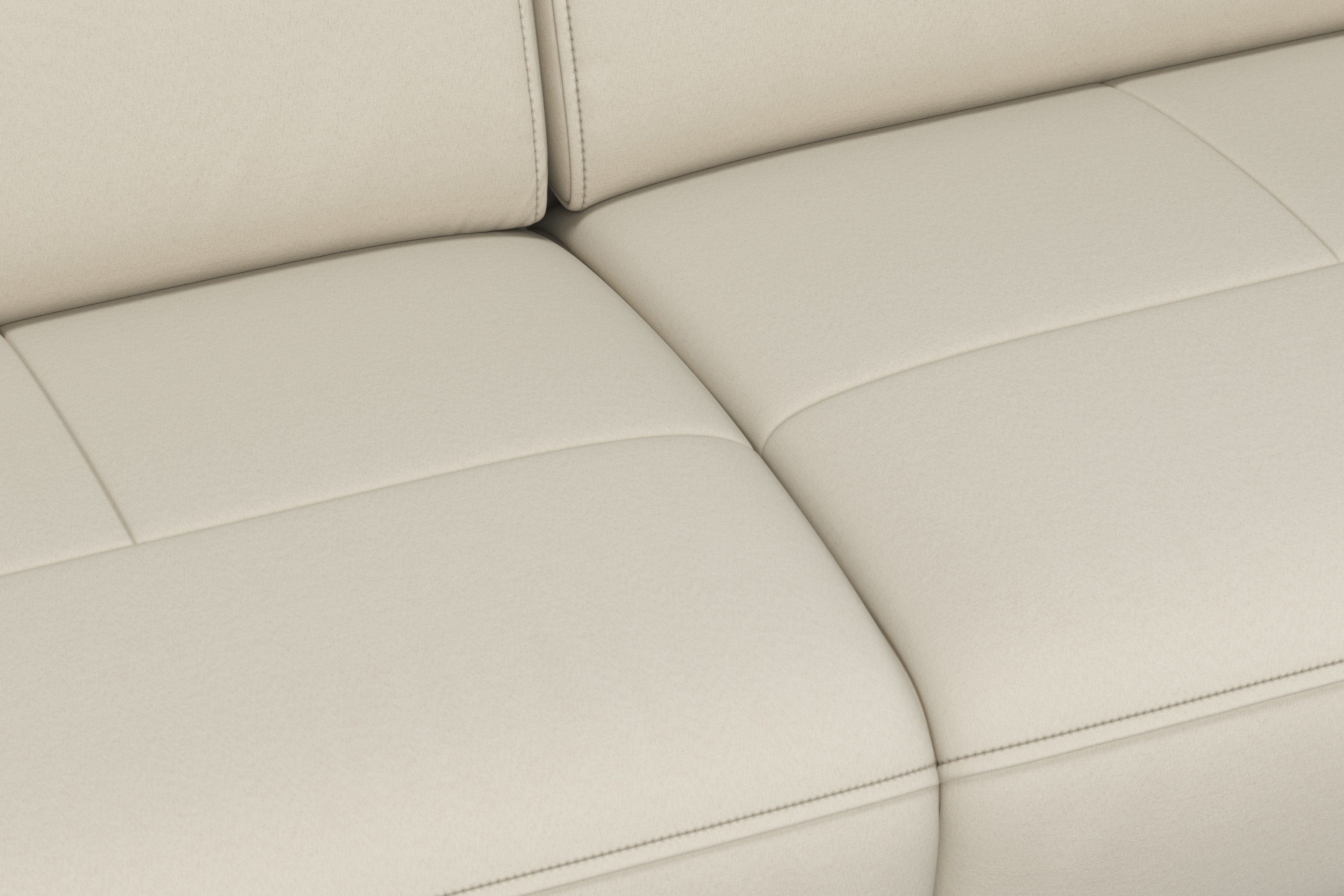 sit&more Hoekbank Freetown L-vorm met verstelbare hoofdsteun en comfortabele binnenvering