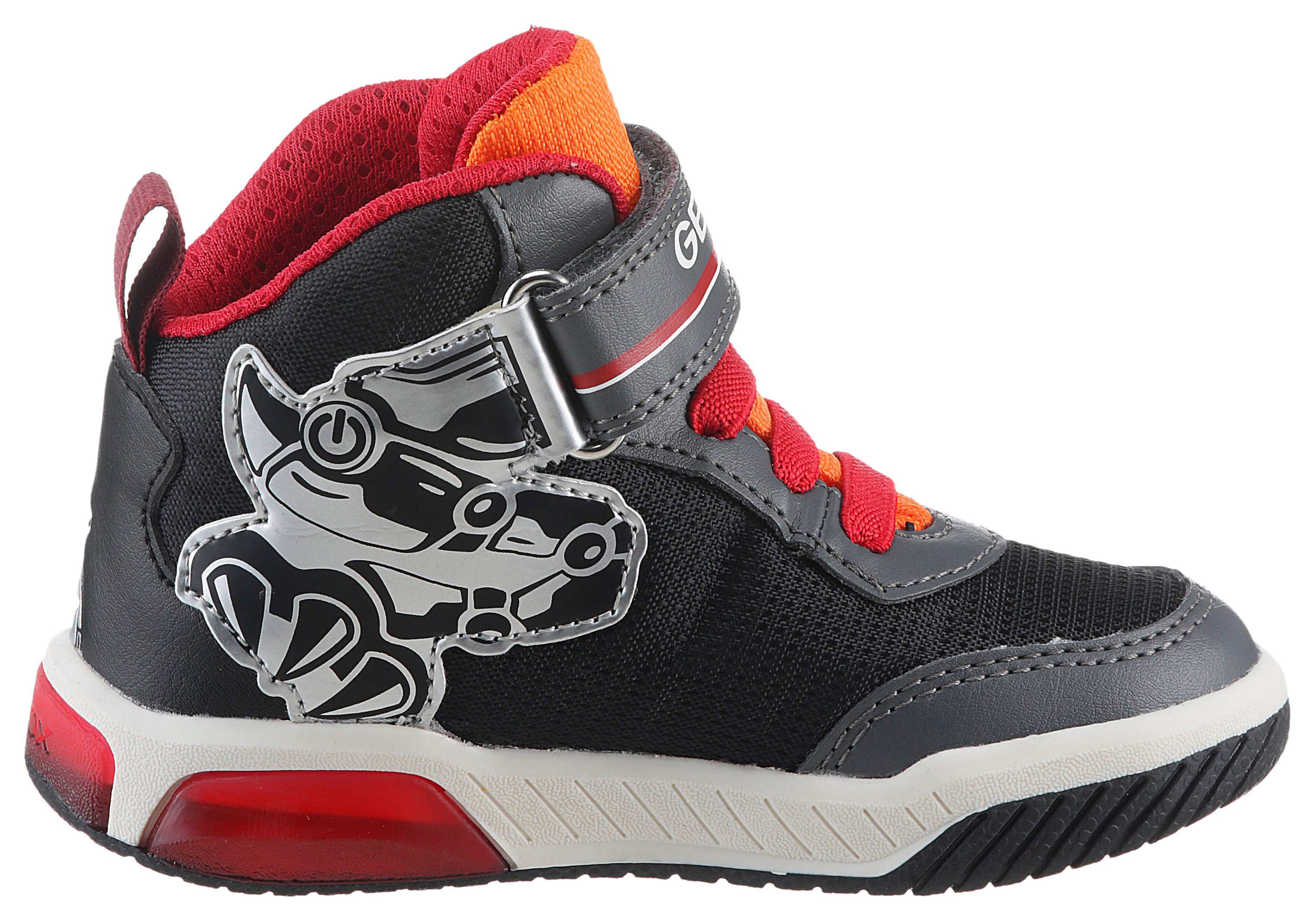 Geox Sneakers J INEK BOY C - Knipperschoen High top sneaker, veterschoenen met cool motief