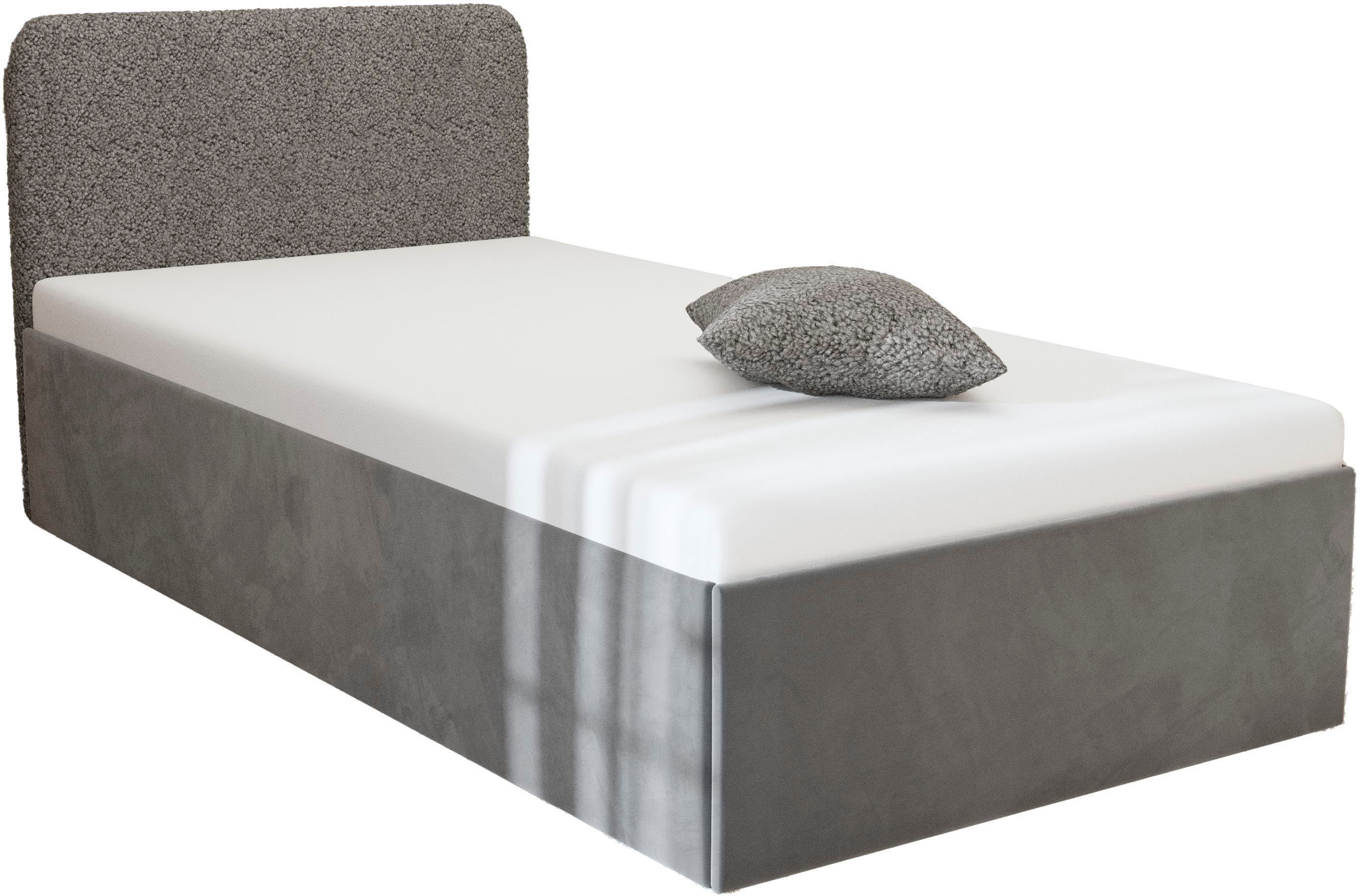 Westfalia Polsterbetten Gestoffeerd bed Shawn bed verkrijgbaar in twee verschillende hoogtes