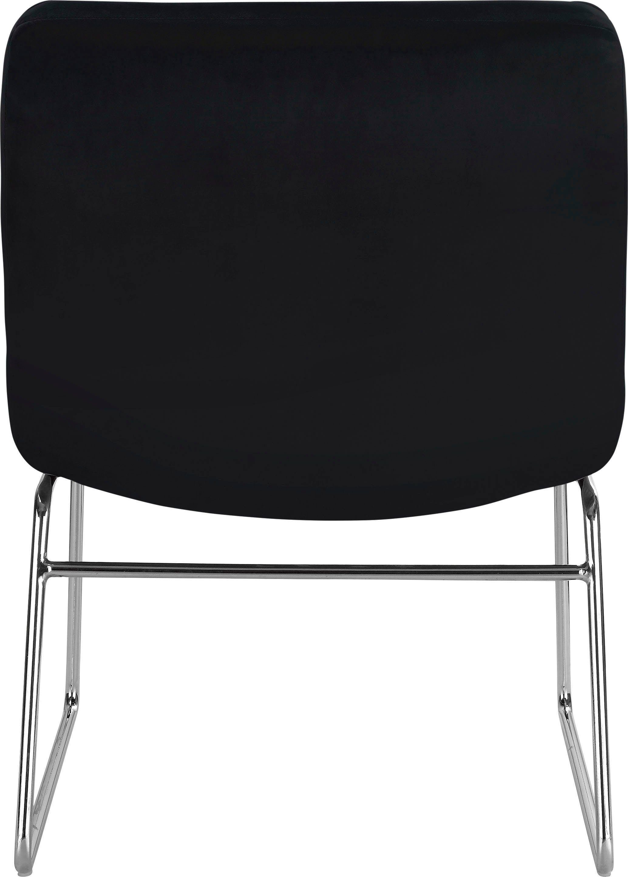 andas Fauteuil Gil, loungestoel woonkamer, Fluwelen bekleding, in drie kleurvarianten, zithoogte 47,5 cm