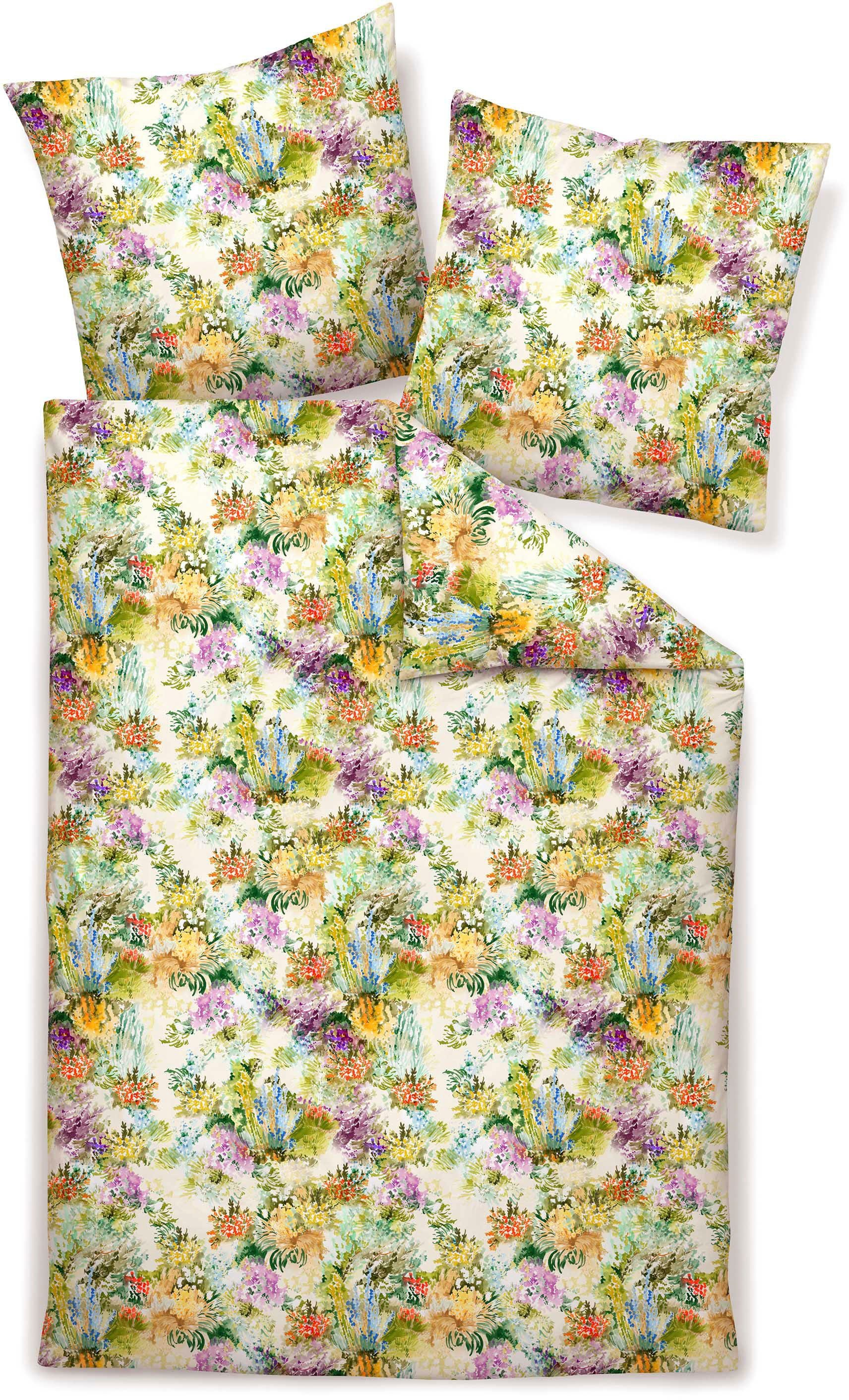 Janine Overtrekset CARMEN S55081 met een ritssluiting dekbedovertrekken multicolor