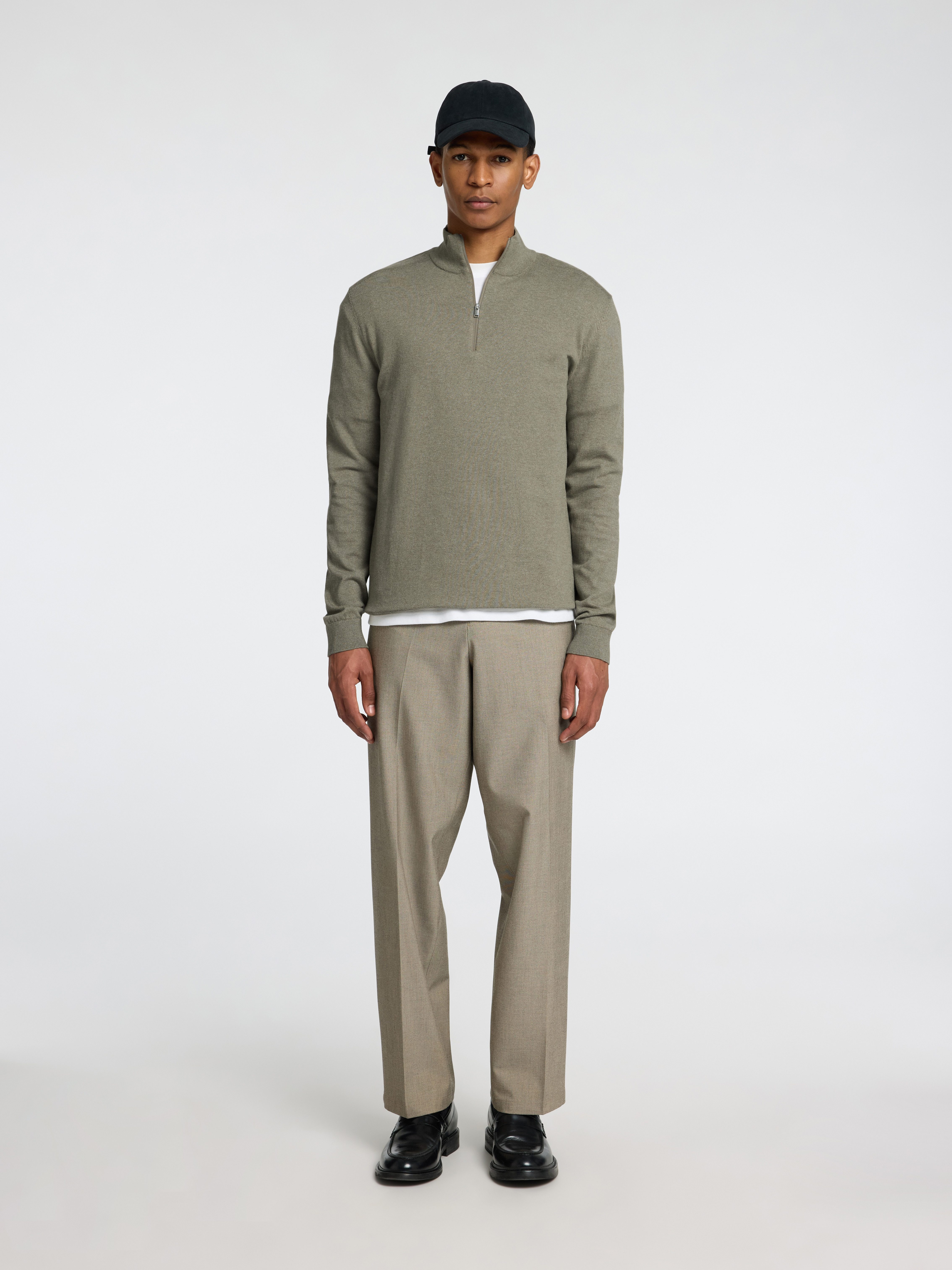 SELECTED HOMME Schipperstrui SLHBERG HALF ZIP CARDIGAN NOOS