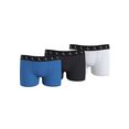 calvin klein boxershort met logo-weefband (set, 3 stuks, set van 3) blauw