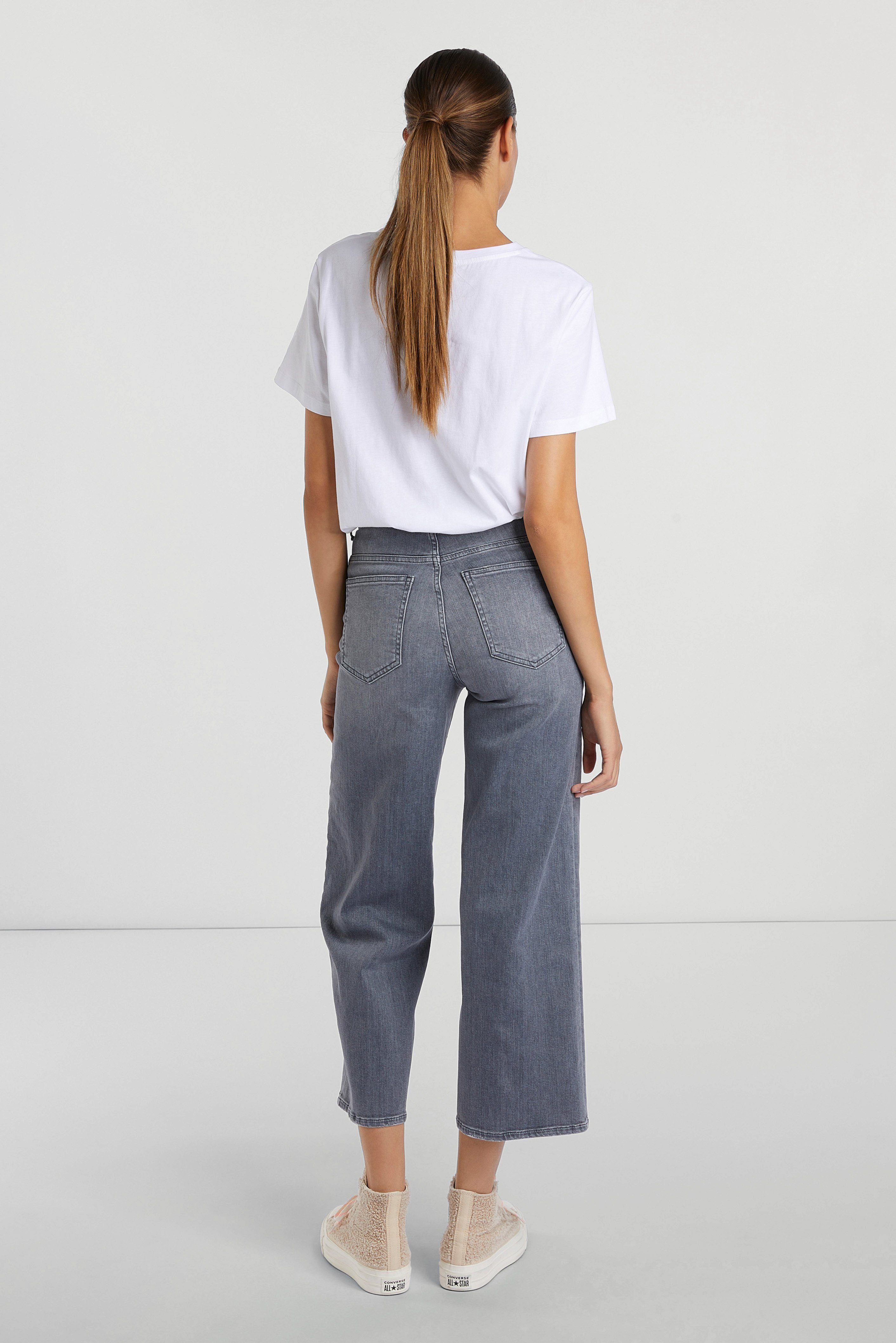 Rich & Royal Stretch jeans in verkorte lengte