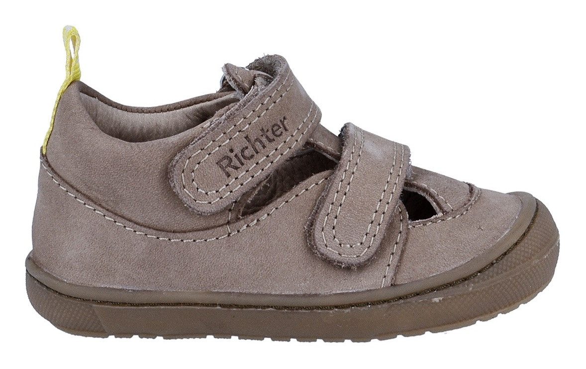 Richter Babyschoentjes Maxi WMS: gemiddeld Sandaal met gekleurde hielband, maat sjabloon om te downloaden