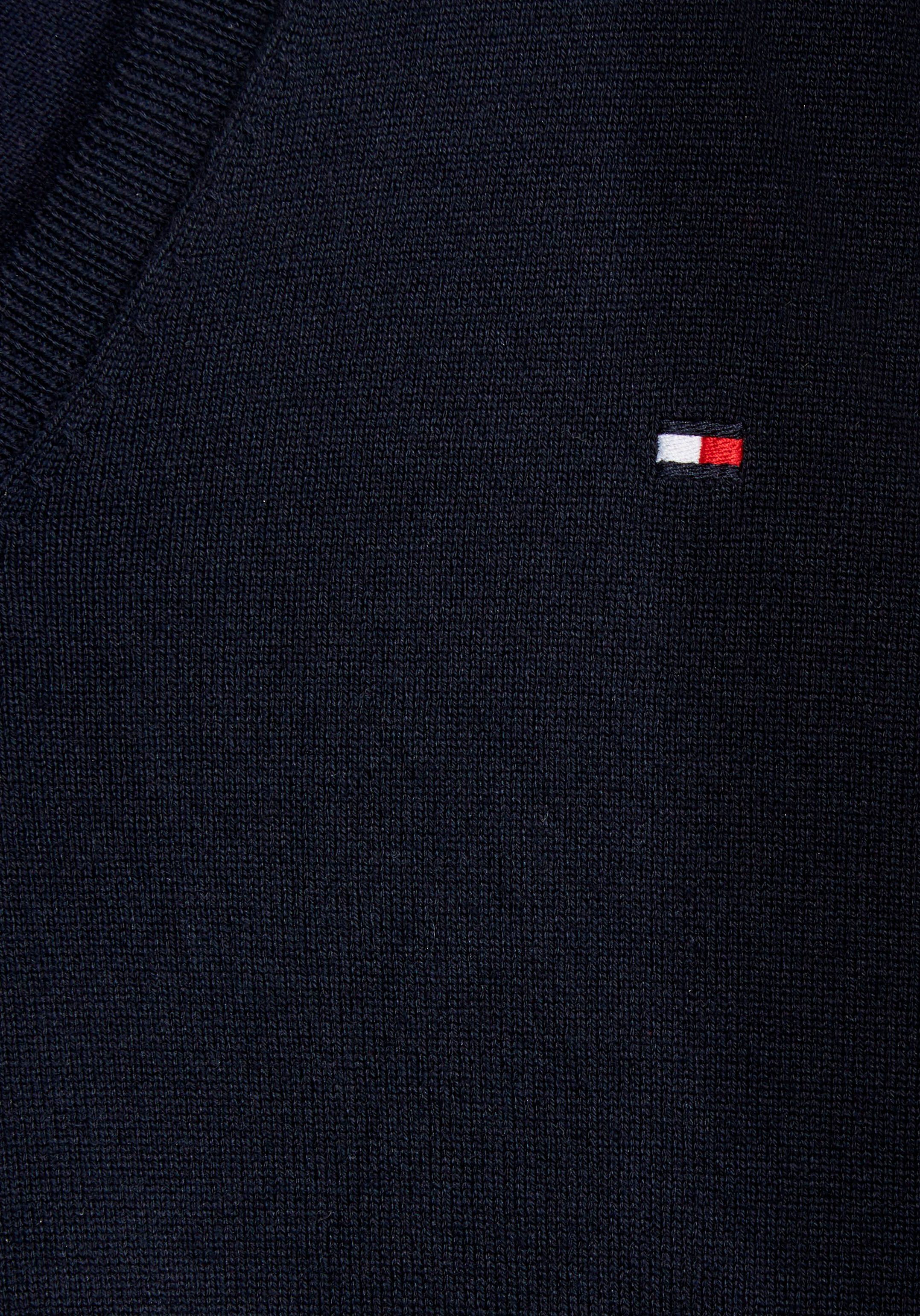Tommy Hilfiger Trui met V-hals CO JERSEY STITCH V-NK SWEATER