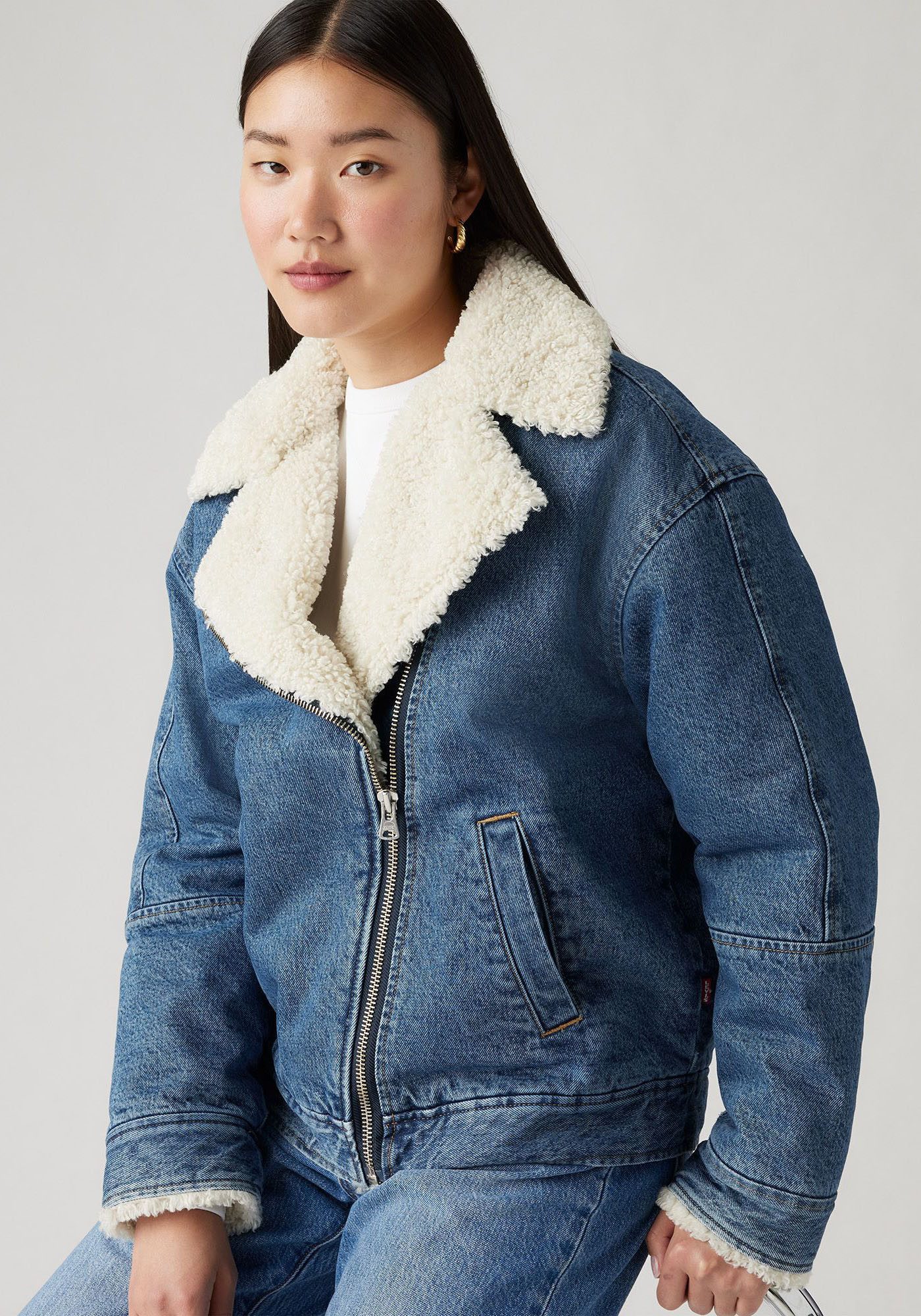 Levi's® Jeansjack SHERPA FLIGHT JACKET