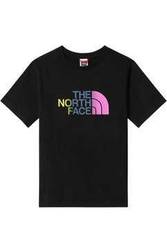 the north face t-shirt easy relaxed zwart