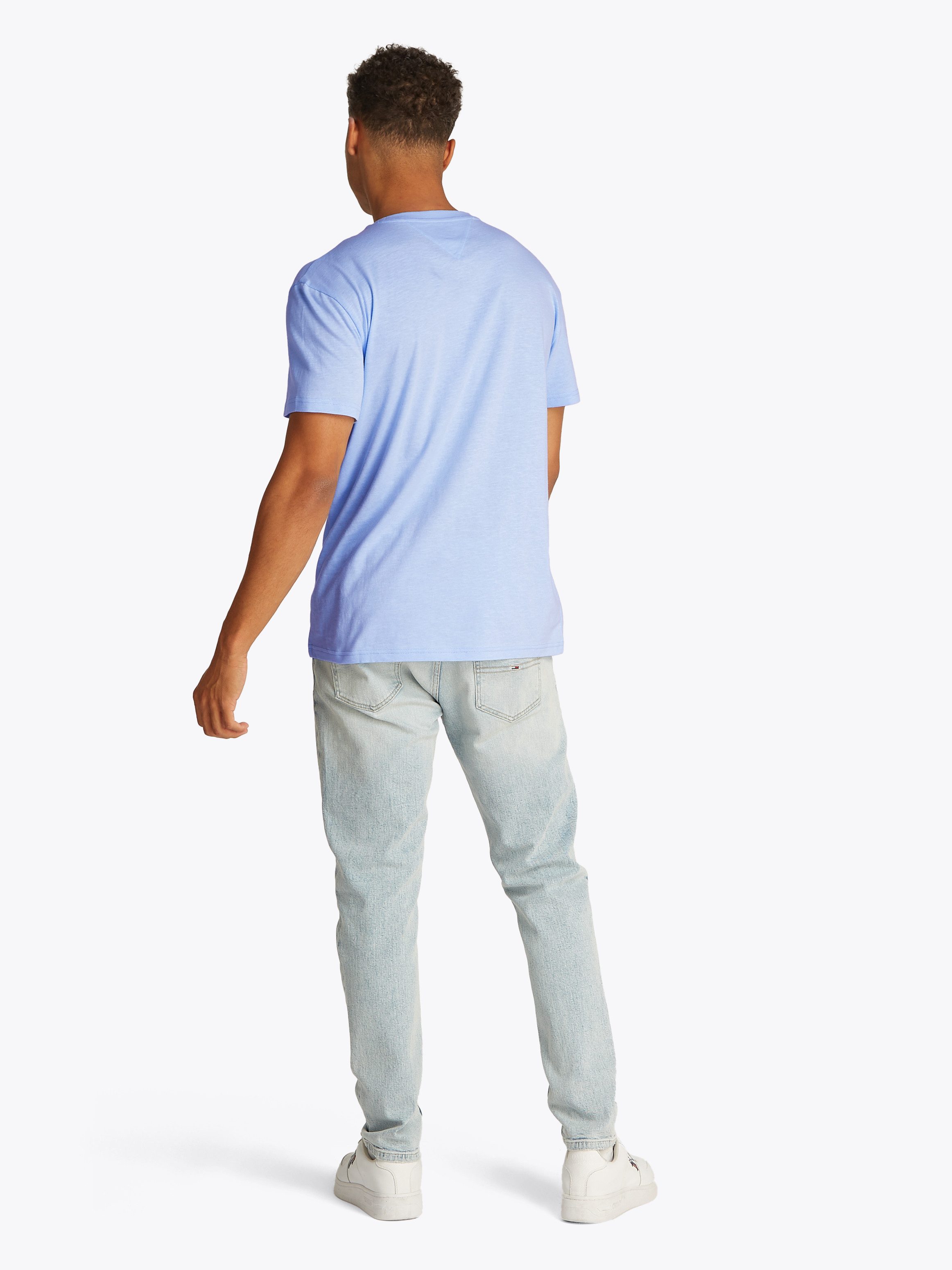 TOMMY JEANS Shirt met korte mouwen TJM REG GRAPHIC SLUB TEE EXT