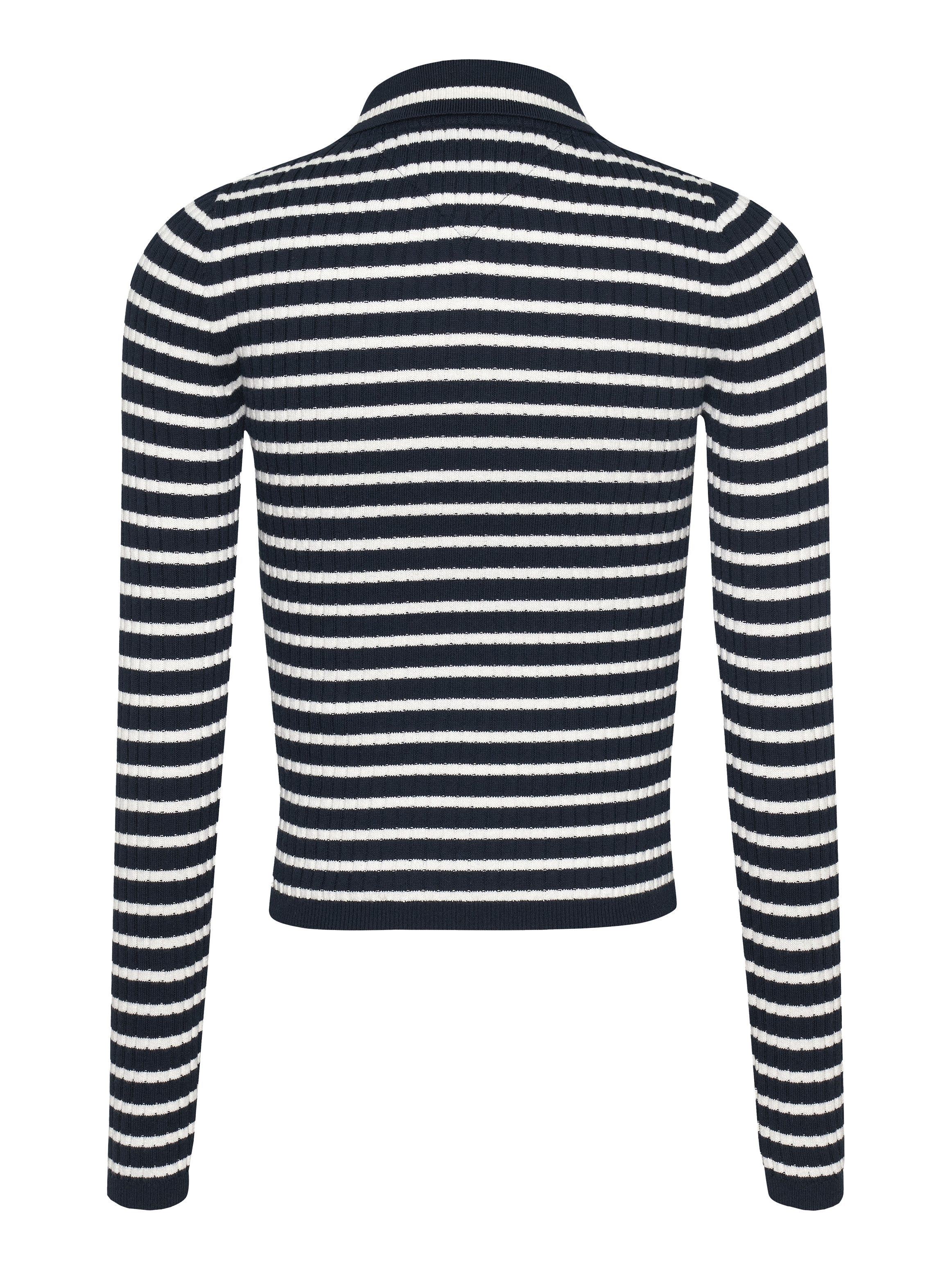 TOMMY JEANS Trui met polokraag TJW ESSENTIAL LS POLO SWEATER