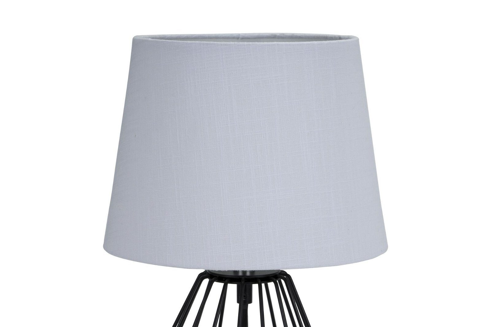 Pauleen Tafellamp Shiny Diamond max. 20W lichtgrijs/zwart, stof/metaal