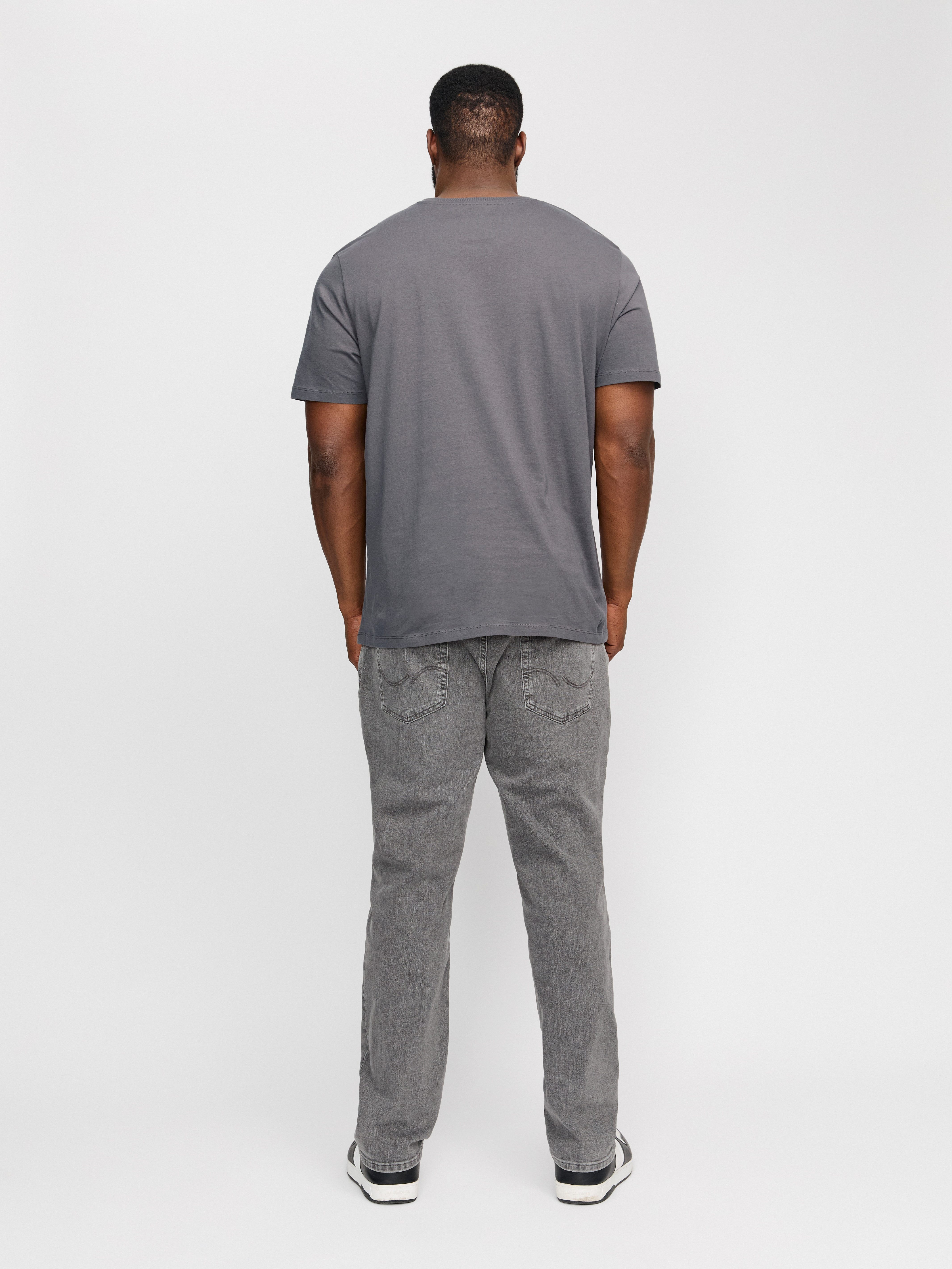 Jack & Jones PlusSize T-shirt JJELOGO TEE SS O-NECK 2 COL AW24 S PLS