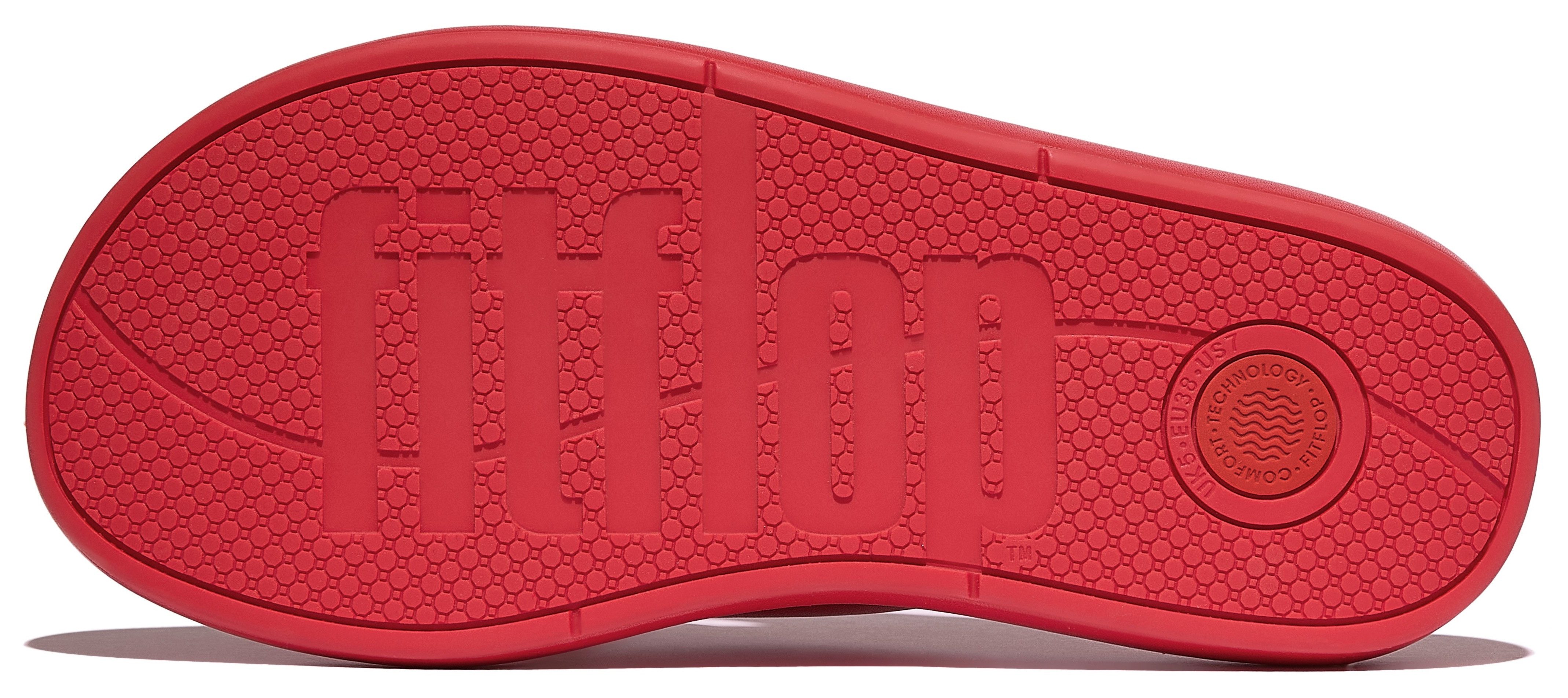 Fitflop Teenslippers IQUSHION D-LUXE , flats, slides, sandaal met zachte teenband