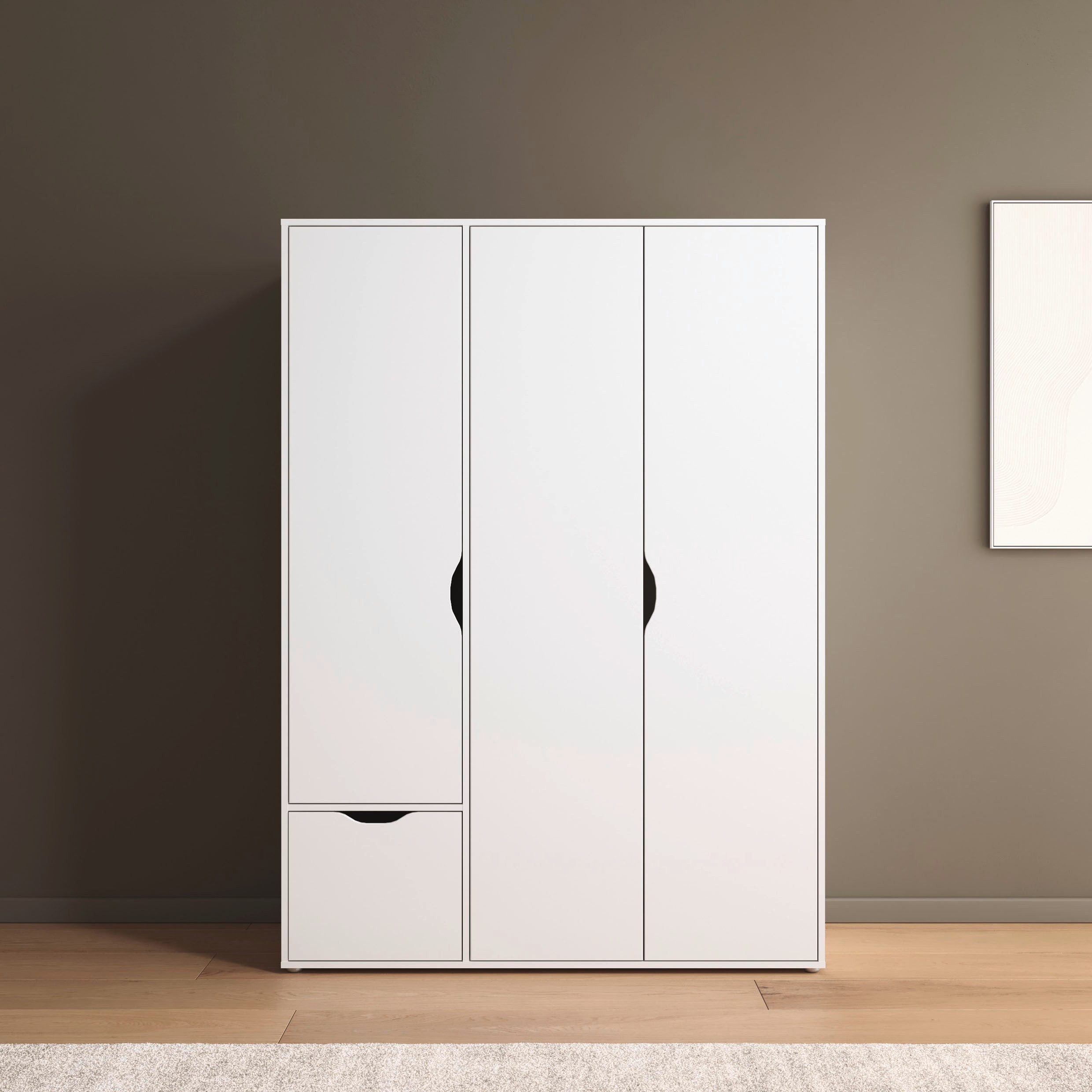 rauch Draaideurkast Kledingkast Kast Garderobe Wasmand NARAI met Laden Greefaansluitingen voor een greeploze look TOPSELLER MADE IN GERMANY