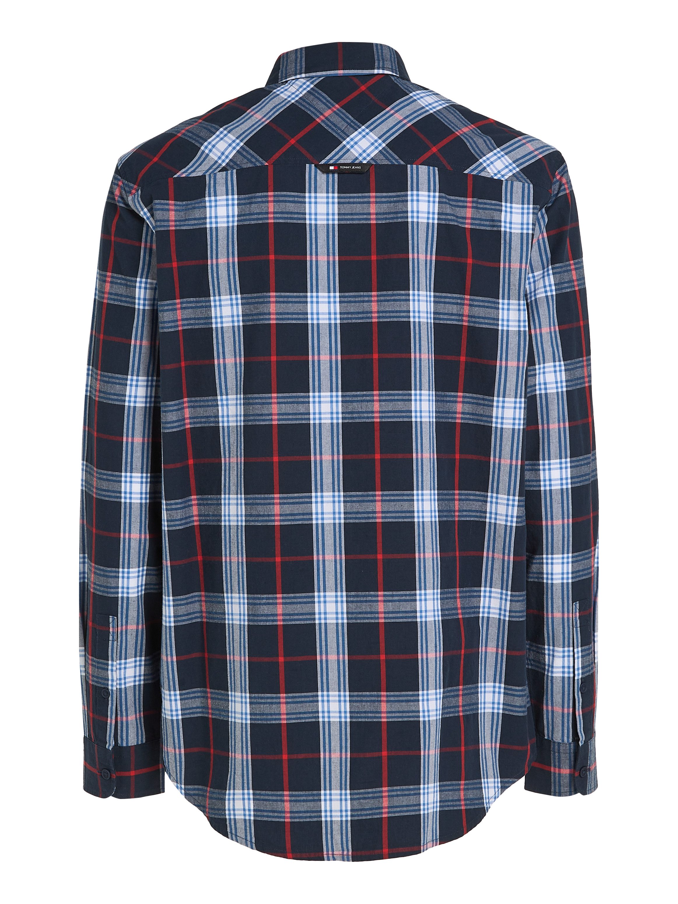 TOMMY JEANS Overhemd met lange mouwen TJM REG POPLIN CHECK SHIRT