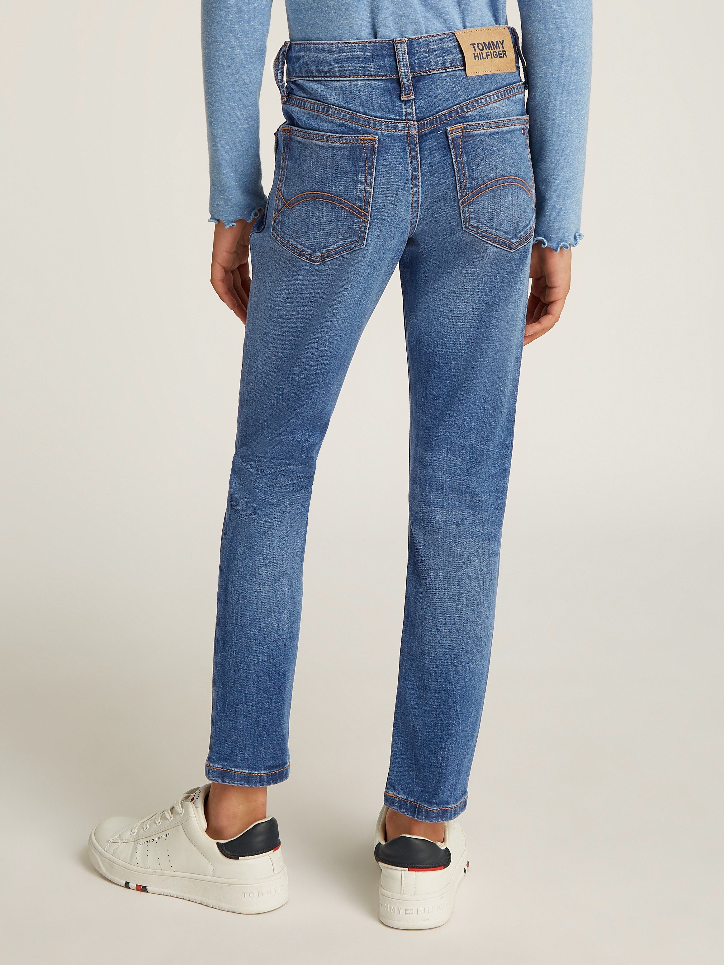 Tommy Hilfiger Skinny fit jeans NORA SKINNY in blauwe wassing