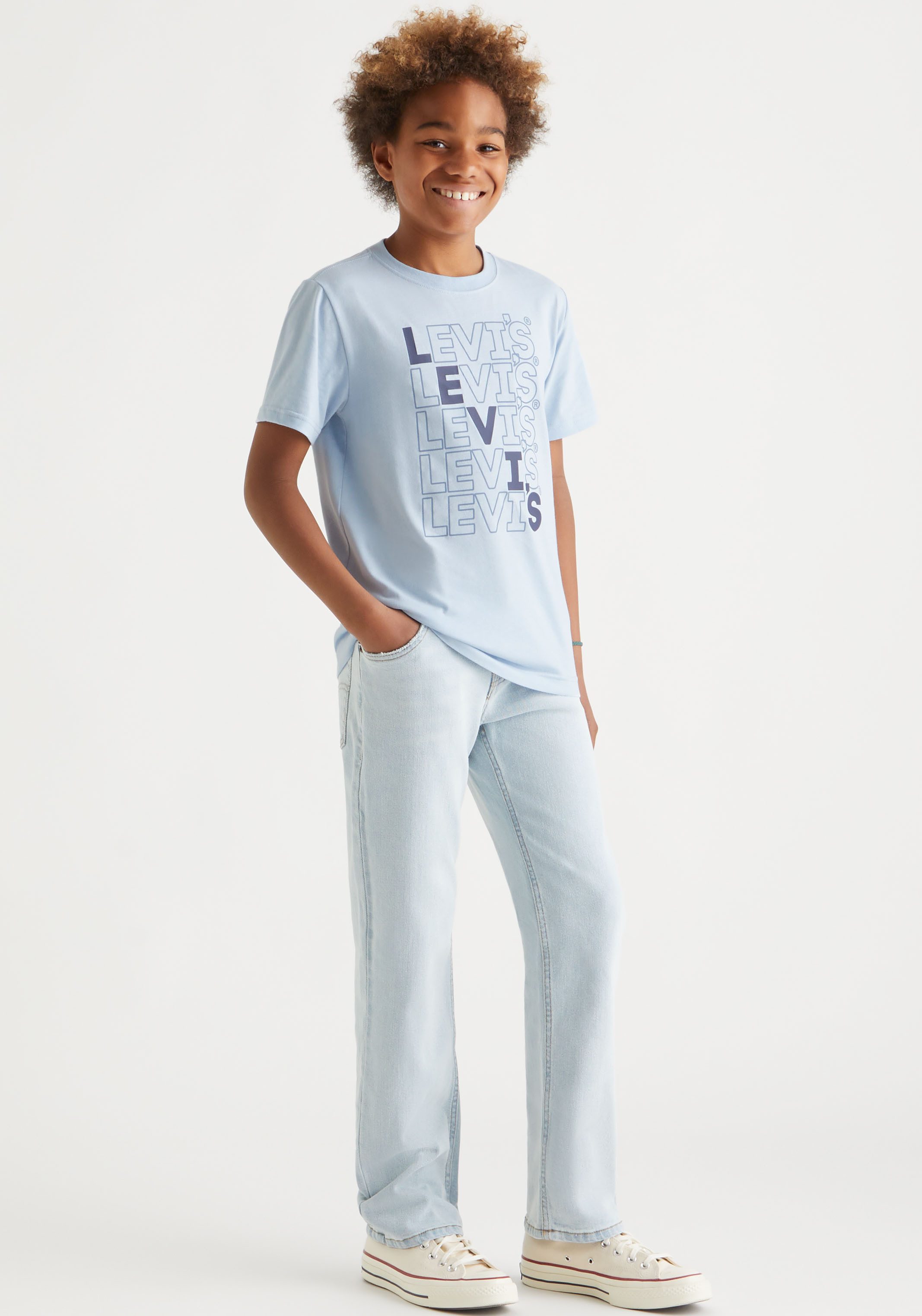 Levi's Kidswear Shirt met print for boys