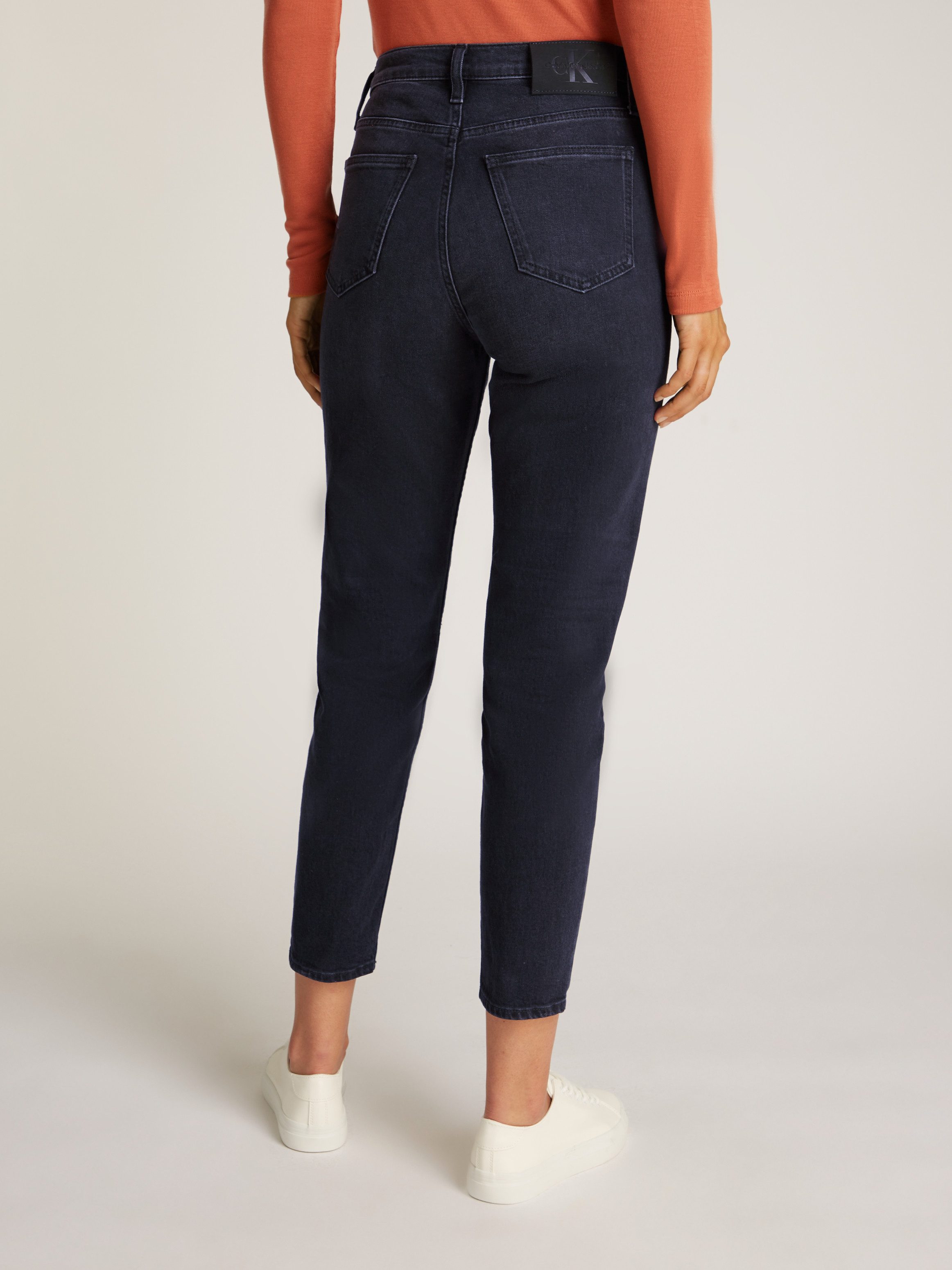 Calvin Klein Mom jeans MOM JEAN met muntzakje logoprint