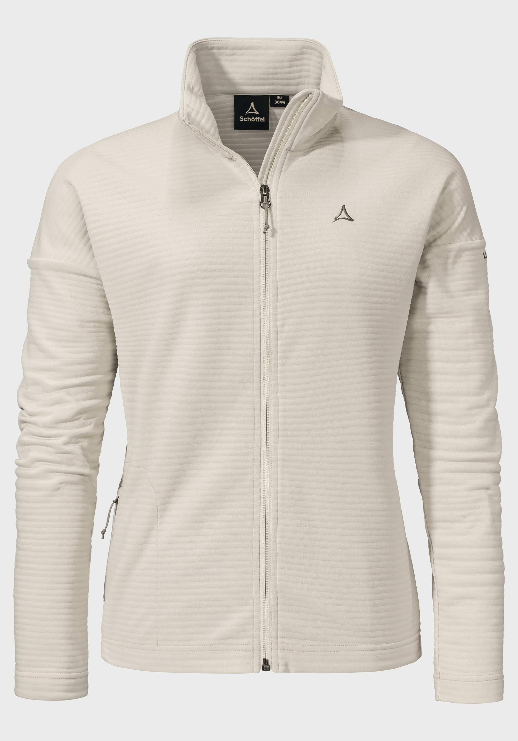 Schöffel Fleecejack Hiking CIRC Fleece Jk Style Smue WMS dames fleece vesten maat 36 beige