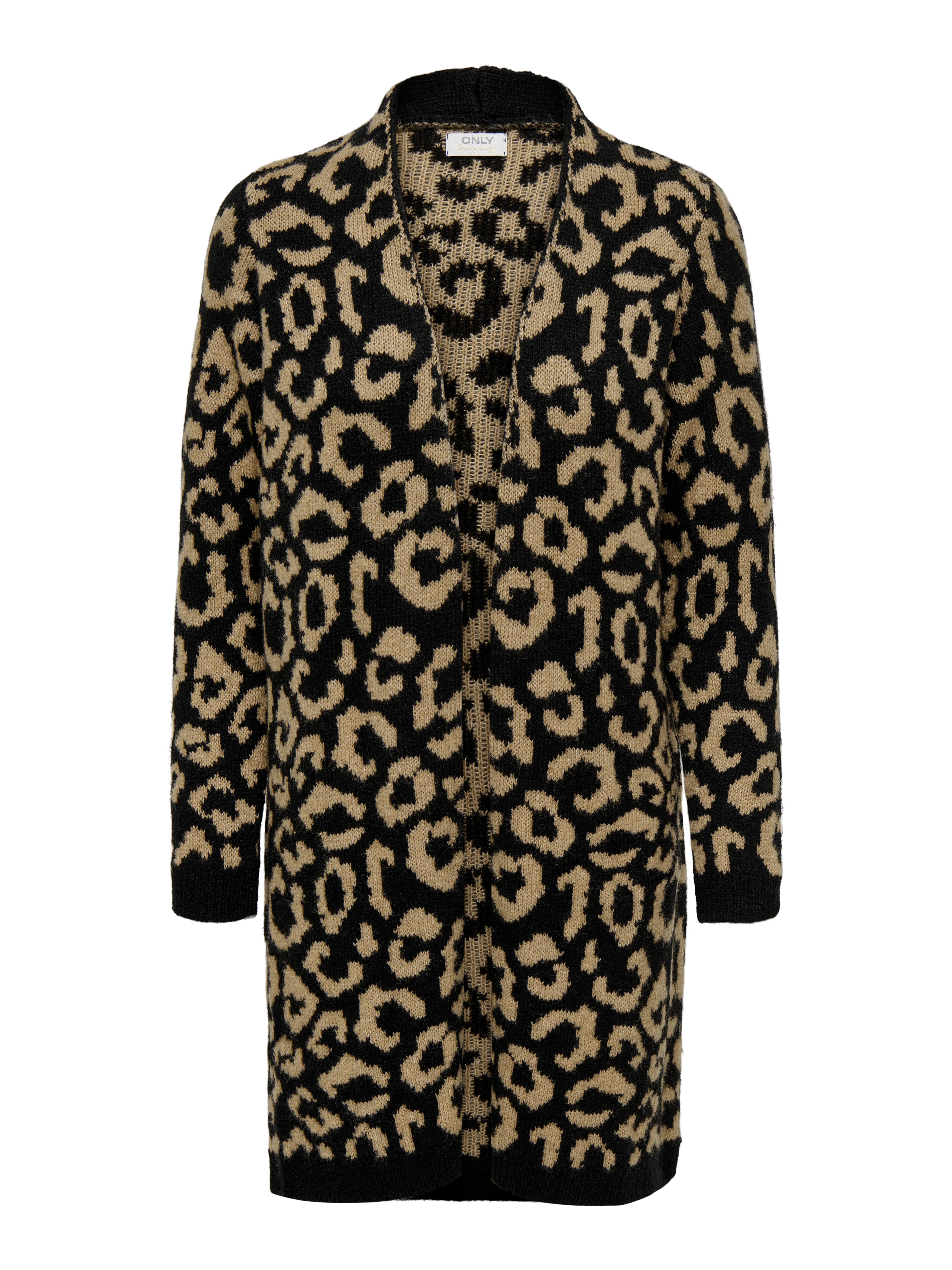 Only Vest ONLJADE ANIMAL AO LS CARDIGAN RP KNT