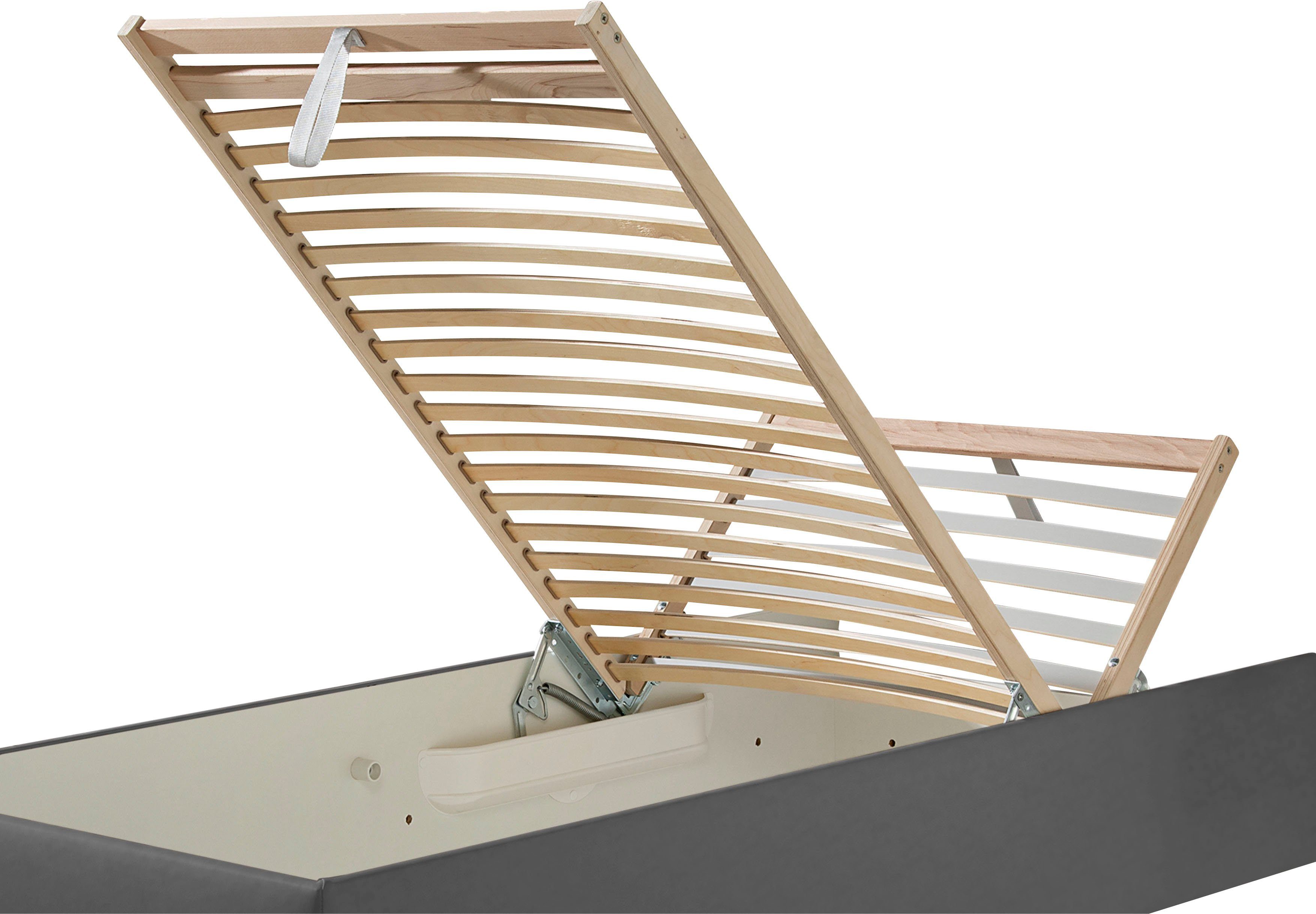 Maintal Gestoffeerd bed Madane naar keuze met matras in de hardheden h2, h3 of h4
