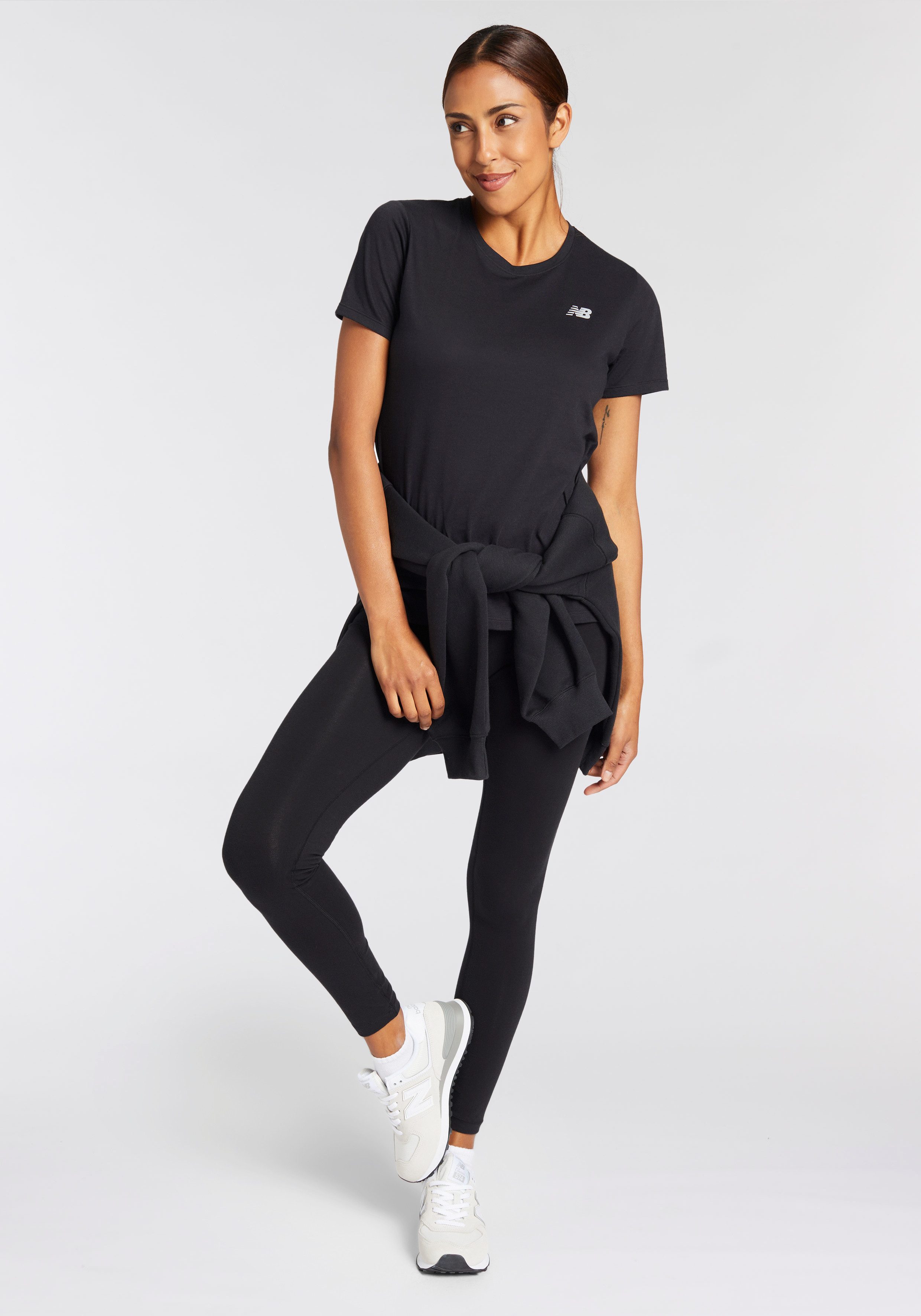 New Balance Runningshirt met merk