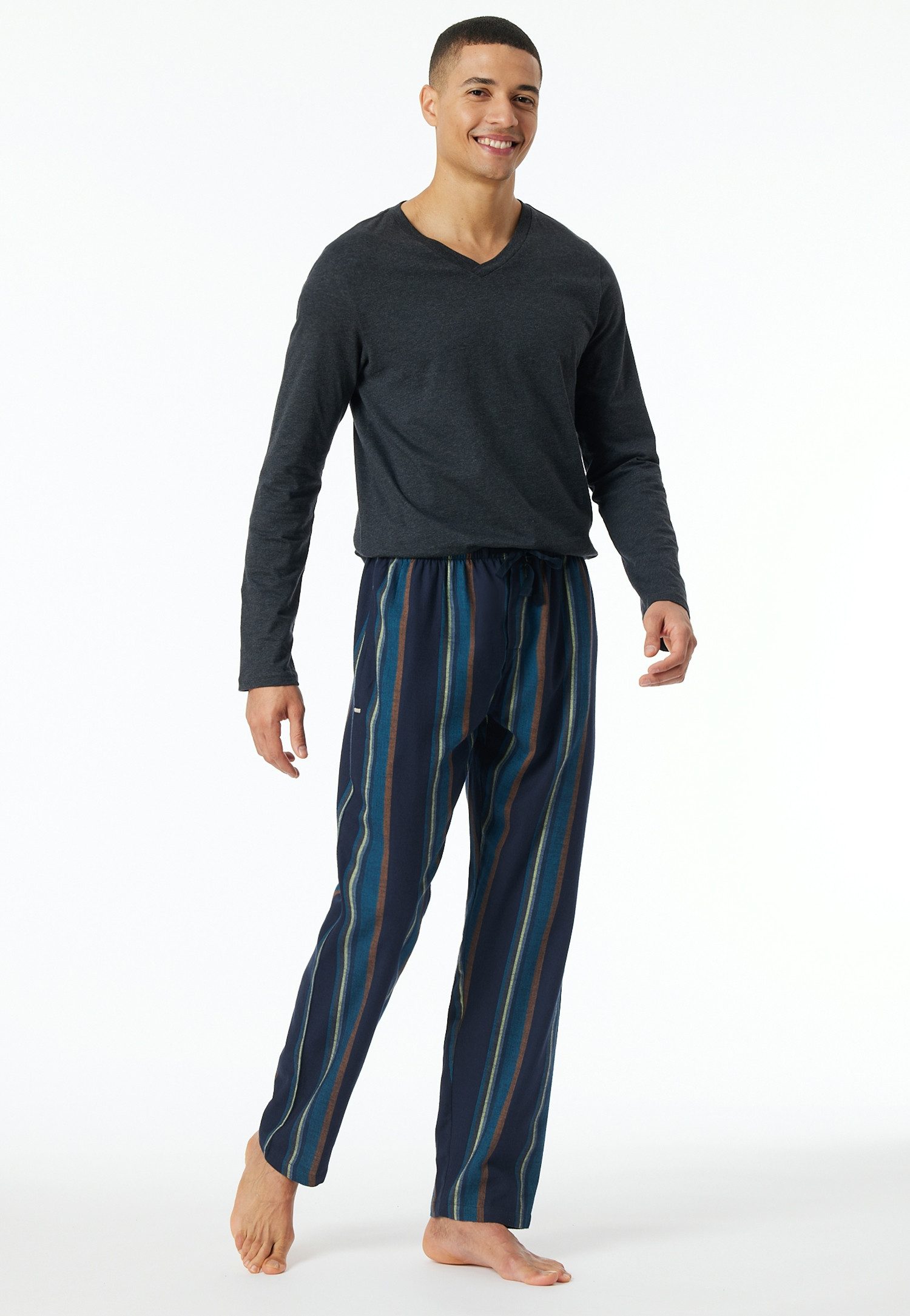 Schiesser Loungebroek Mix+Relax met trekkoordband