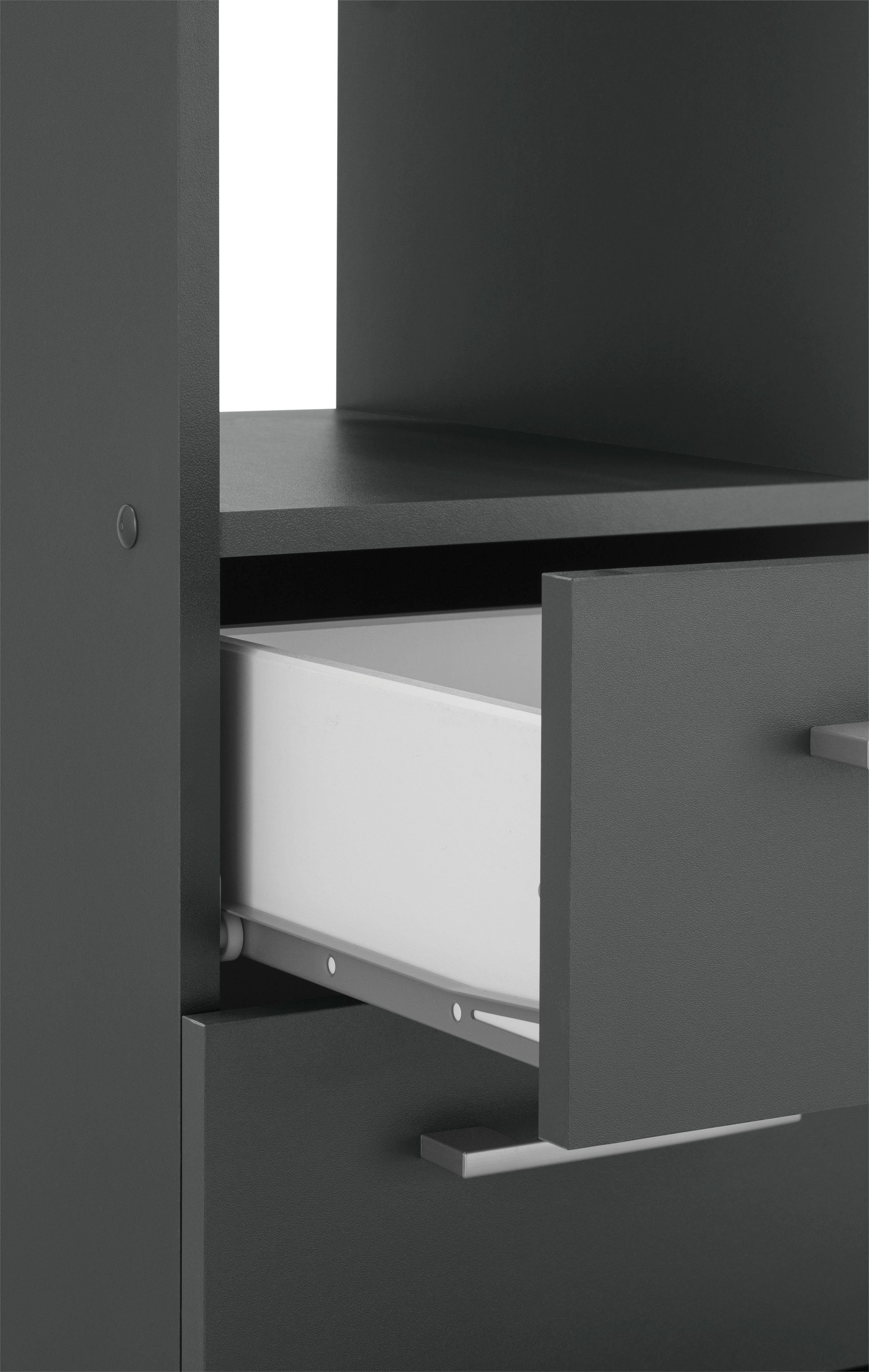 VOGL Möbelfabrik Bureau Sam Breedte 137 cm, met uittrekplank voor het toetsenbord en towervak