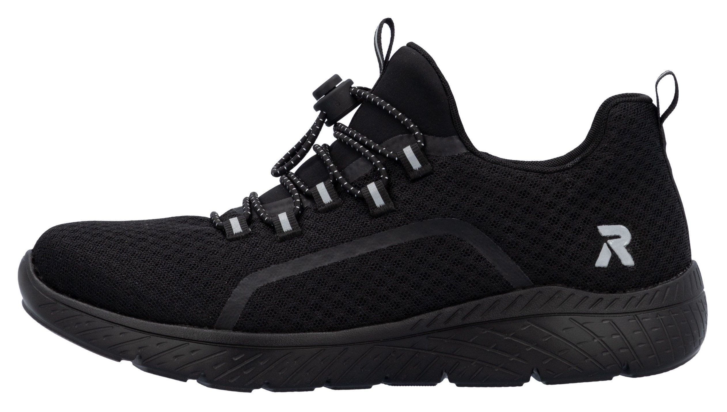 RIEKER Sport Slip-on sneakers Trekking schoen, vrijetijdsschoen, instapper met eenvoudige snelsluiting